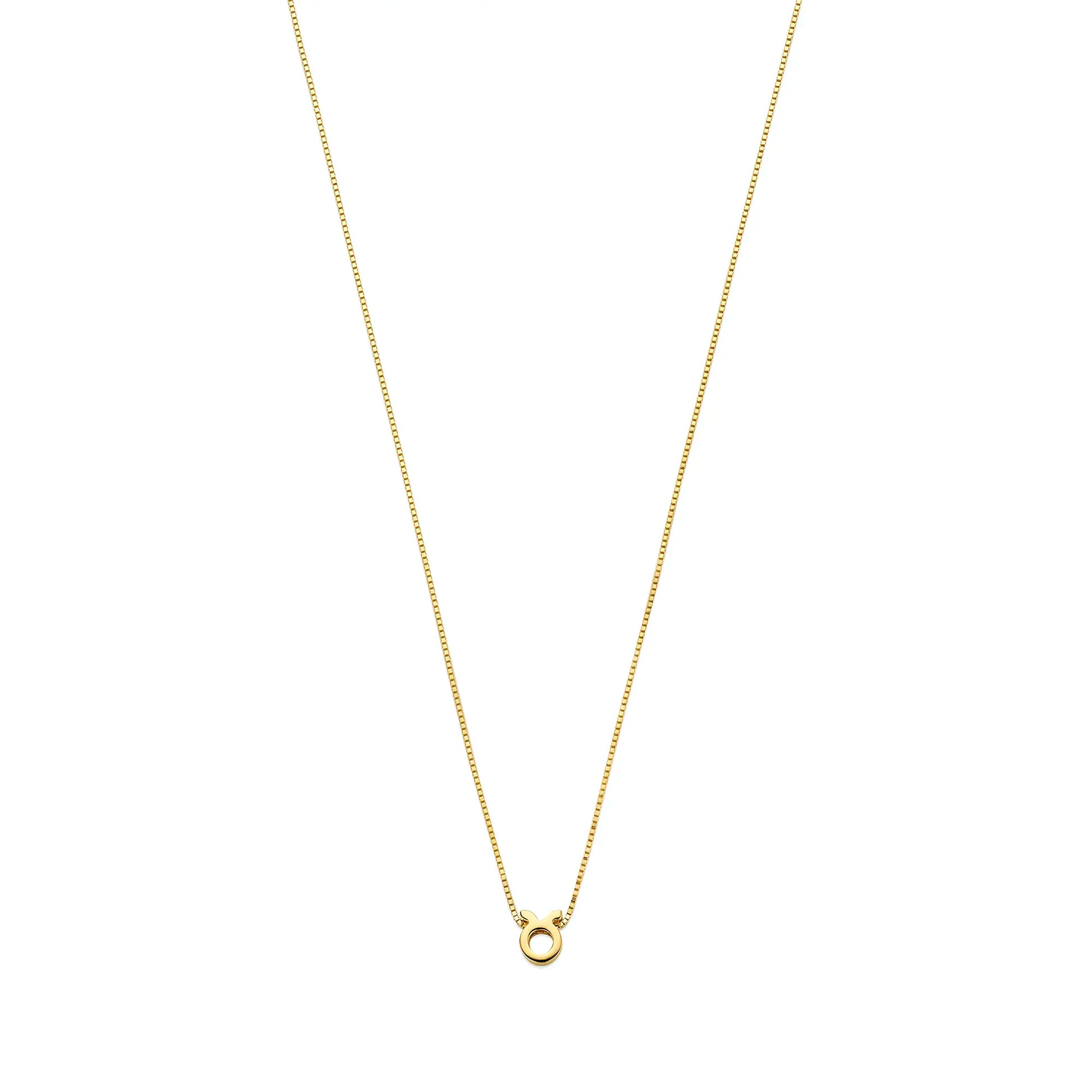 Étoiles d’Or Taurus 14 Carat Gold Venetian Necklace With Horoscope - - Isabel Bernard