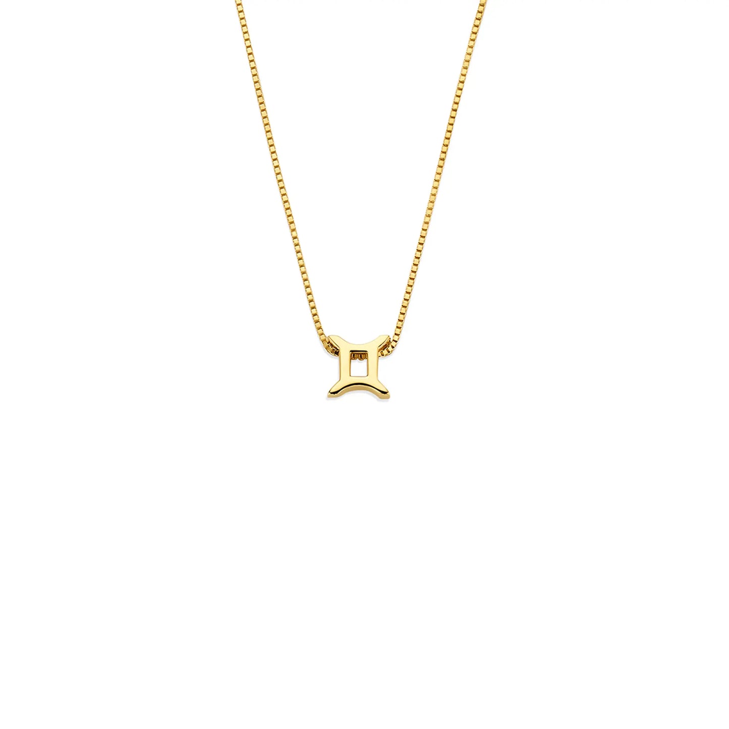Étoiles d’Or Gemini 14 Carat Gold Venetian Necklace With Horoscope - - Isabel Bernard