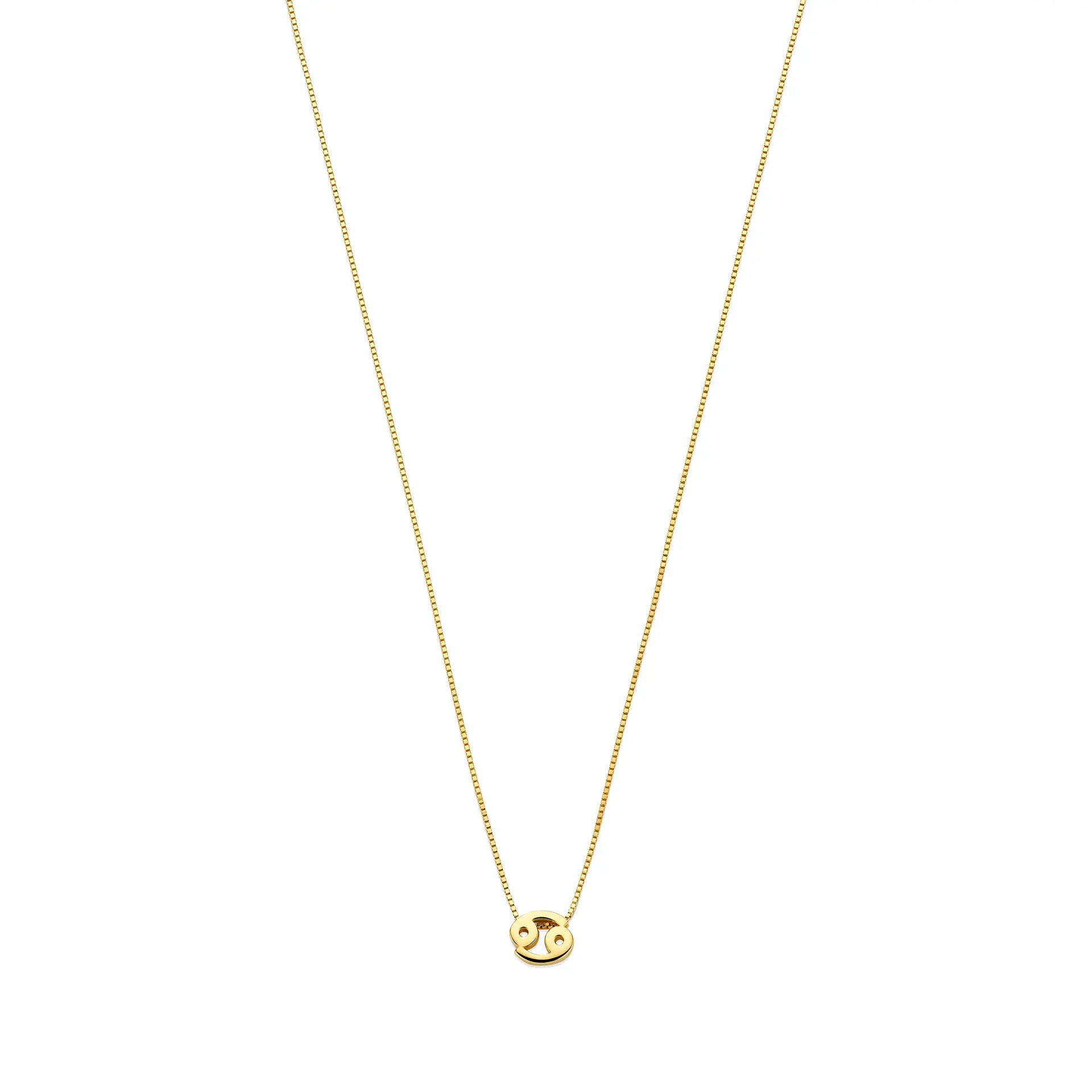 Isabel Bernard Étoiles d’Or Cancer 14 Carat Gold Venetian Necklace With Horoscope IB340181
