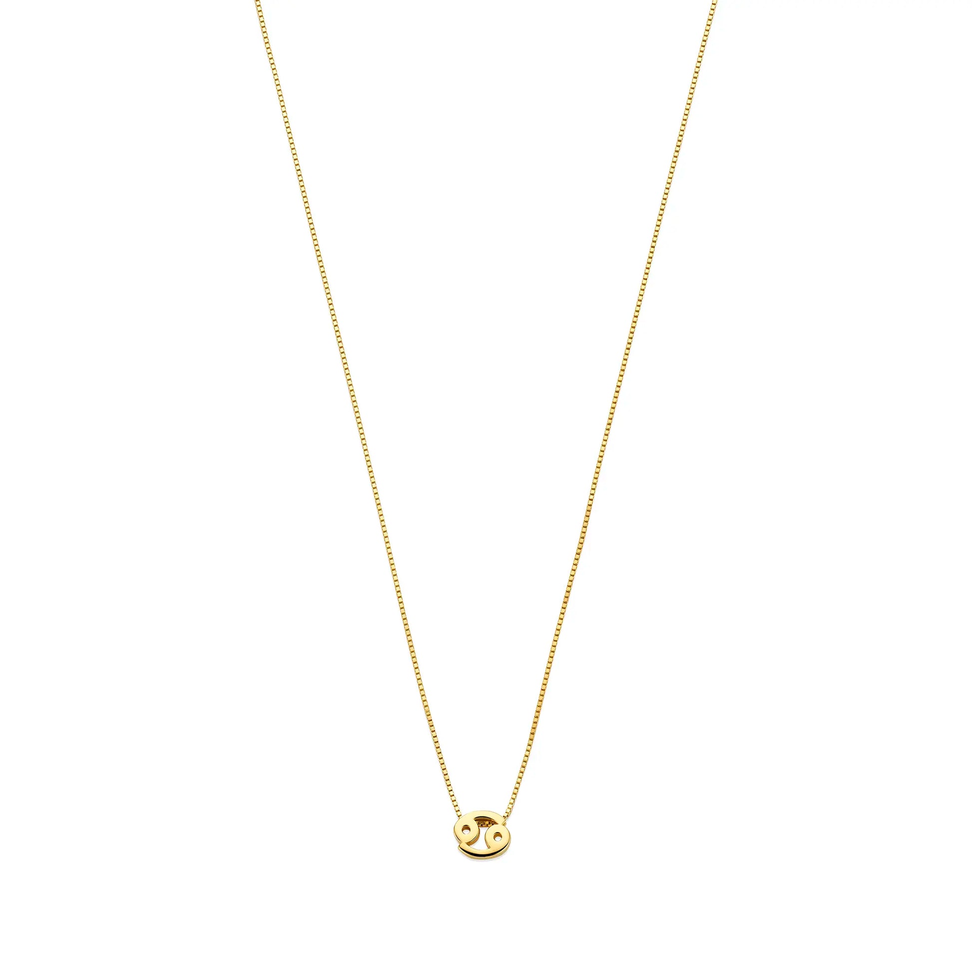 Étoiles d’Or Cancer 14 Carat Gold Venetian Necklace With Horoscope - - Isabel Bernard