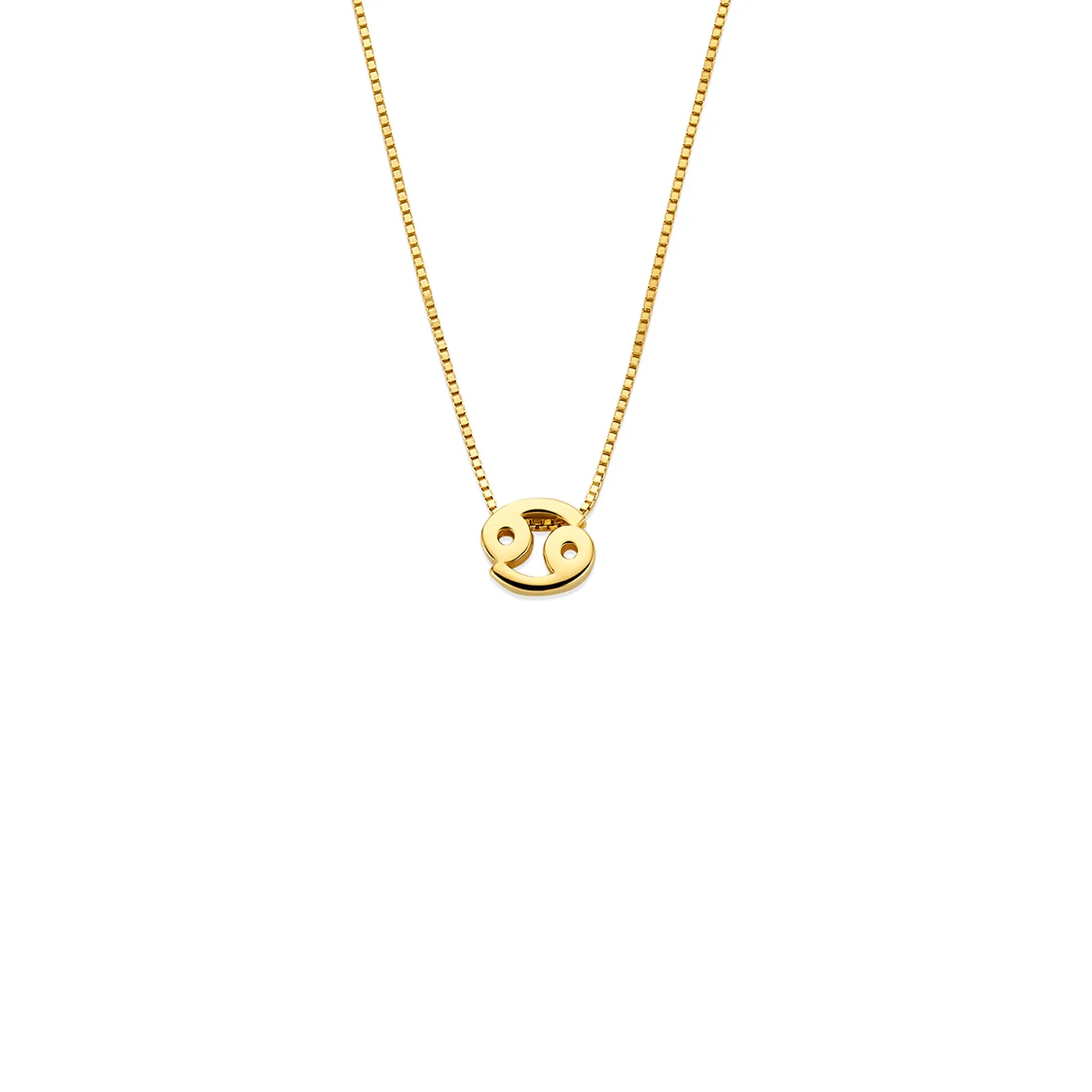 Étoiles d’Or Cancer 14 Carat Gold Venetian Necklace With Horoscope - - Isabel Bernard