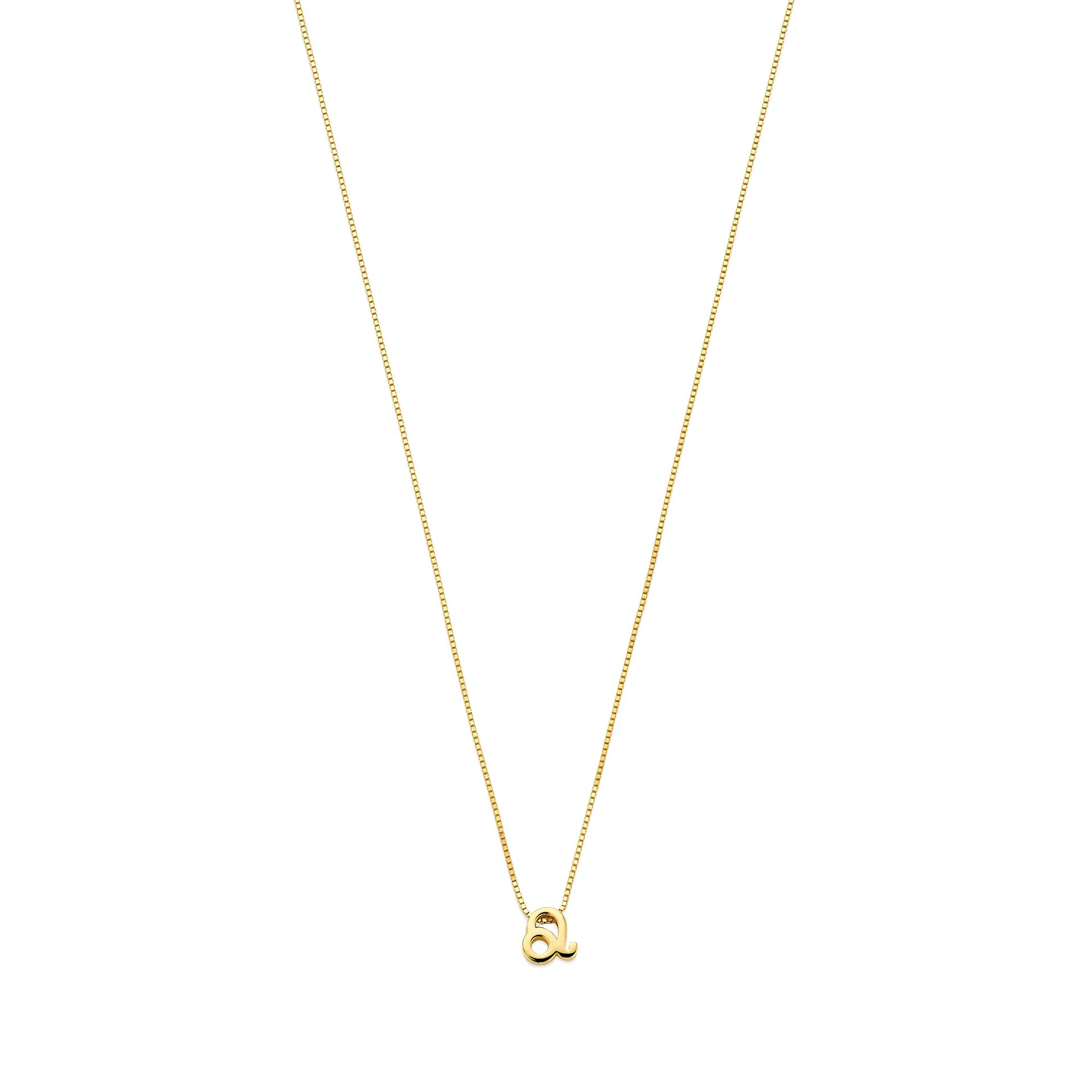 Isabel Bernard Étoiles d’Or Leo 14 Carat Gold Venetian Necklace With Horoscope IB340182