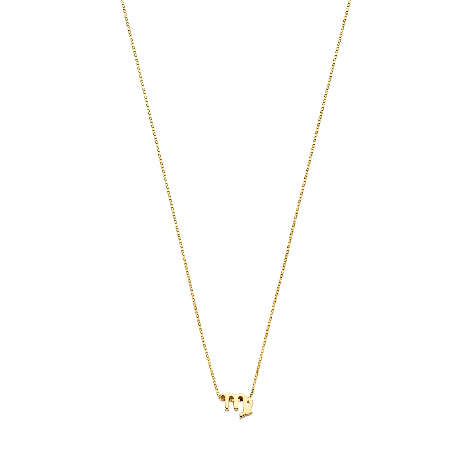 Étoiles d’Or Virgo 14 Carat Gold Venetian Necklace With Horoscope - - Isabel Bernard