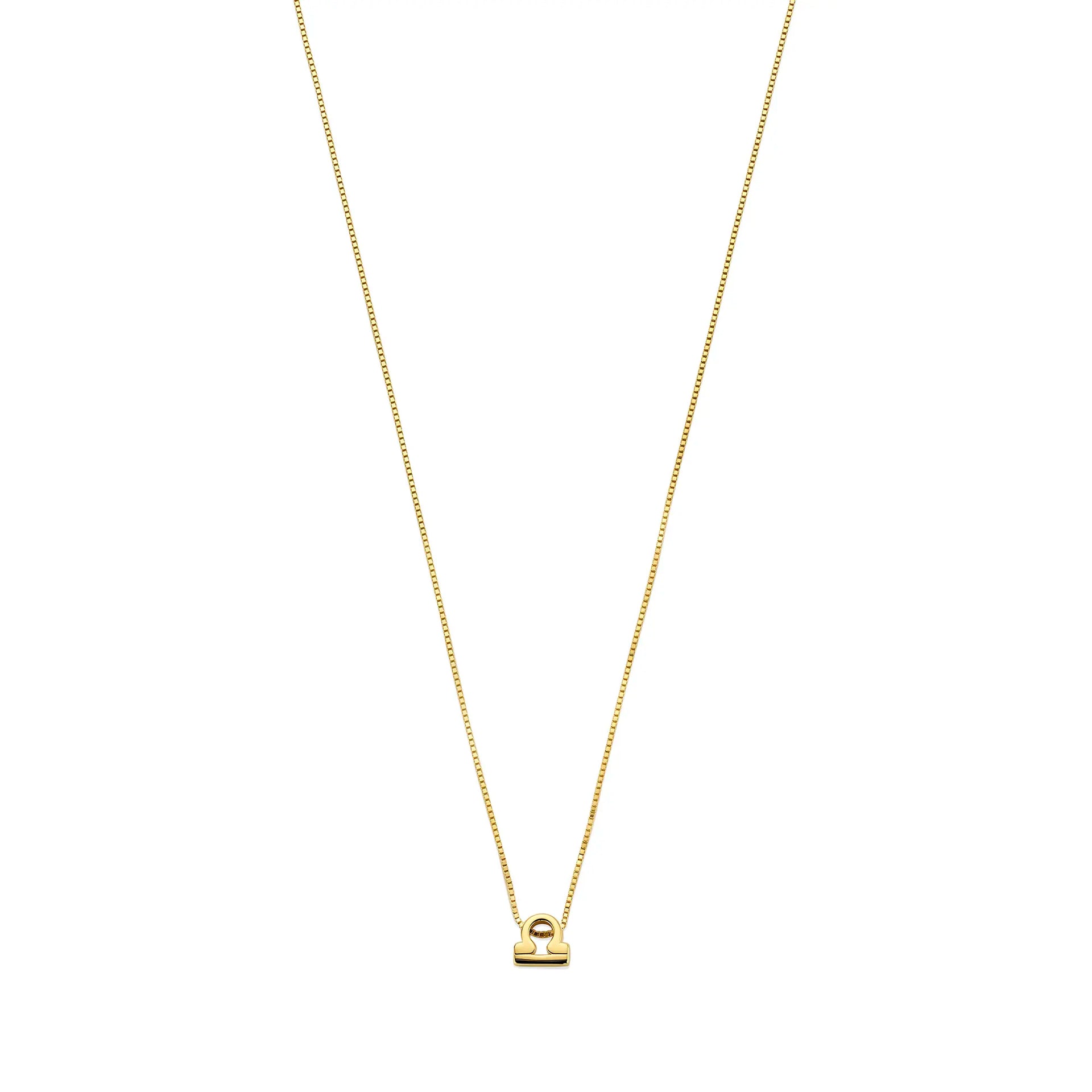 Isabel Bernard Étoiles d’Or Libra 14 Carat Gold Venetian Necklace With Horoscope IB340184