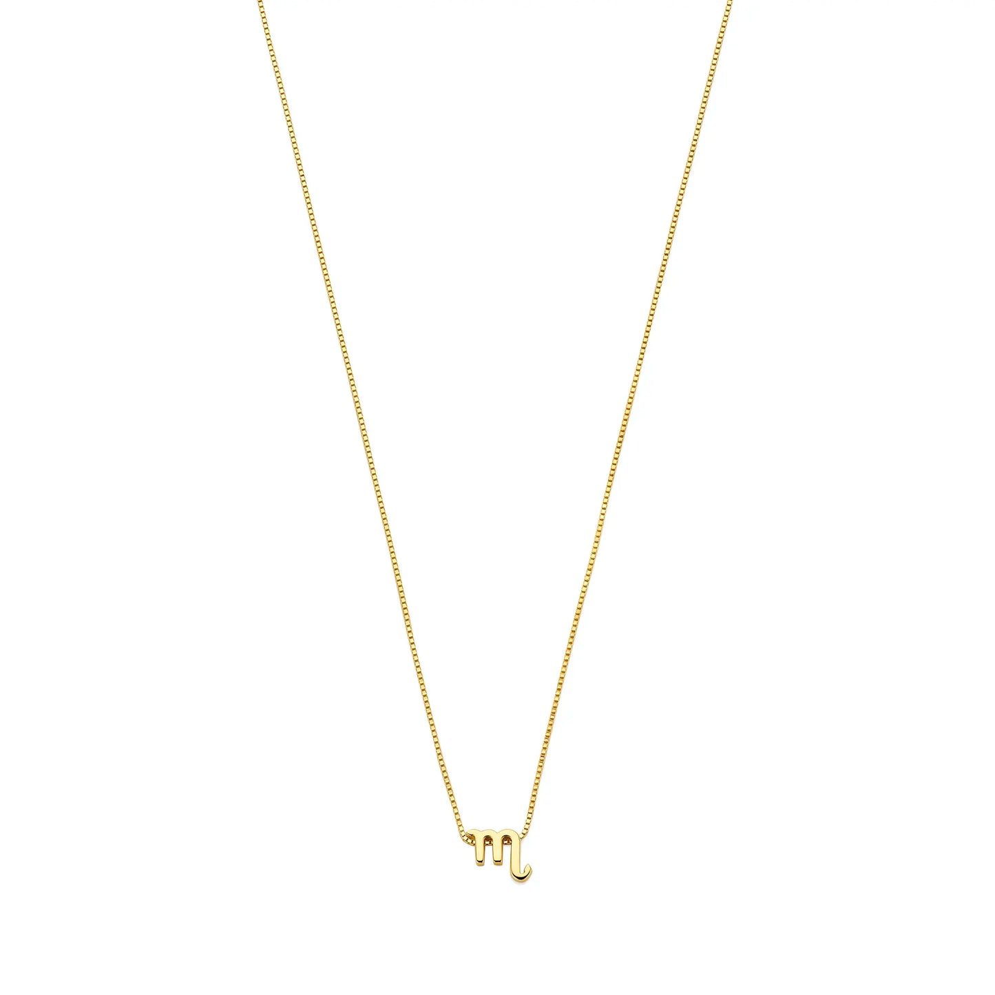 Étoiles d’Or Scorpio 14 Carat Gold Venetian Necklace With Horoscope - - Isabel Bernard