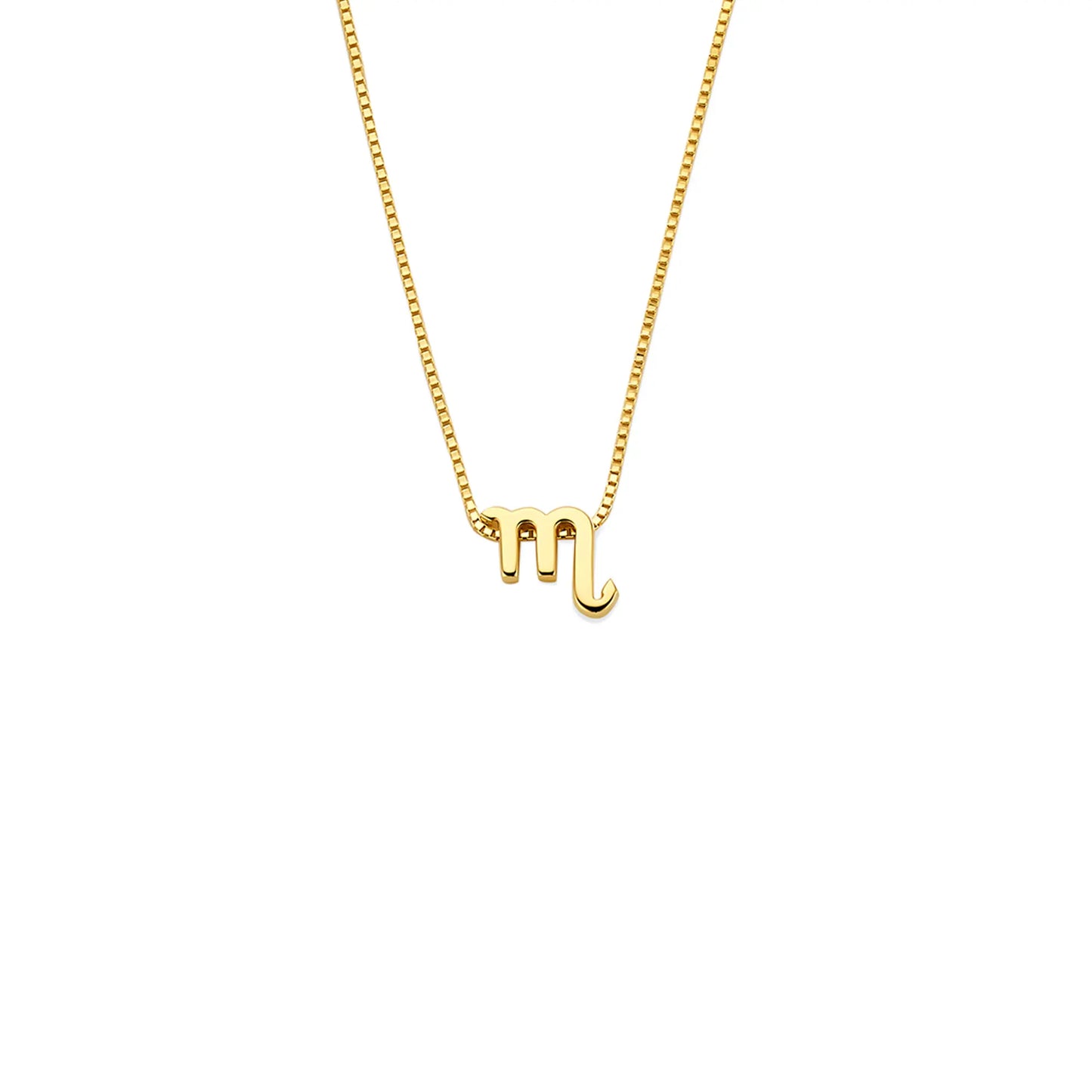 Étoiles d’Or Scorpio 14 Carat Gold Venetian Necklace With Horoscope - - Isabel Bernard