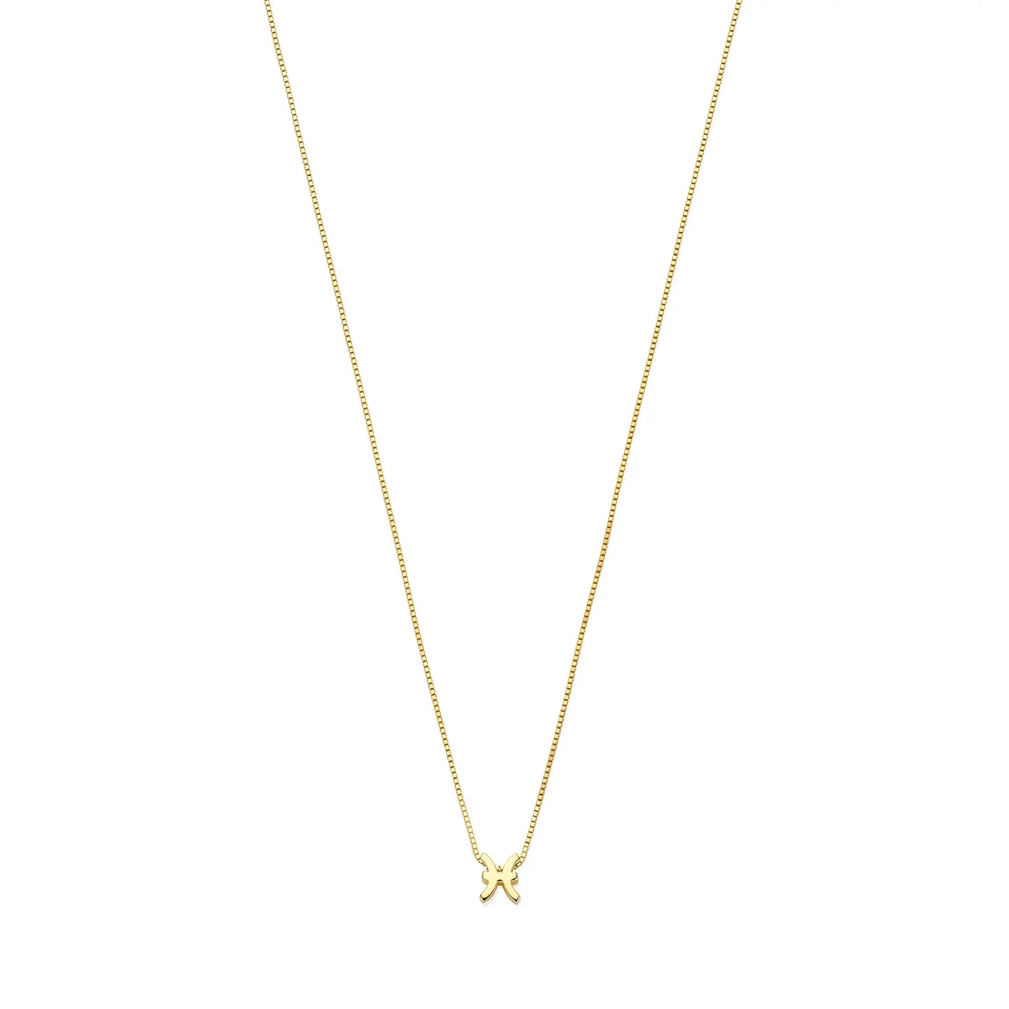 Étoiles d’Or Pisces 14 Carat Gold Venetian Necklace With Horoscope - - Isabel Bernard