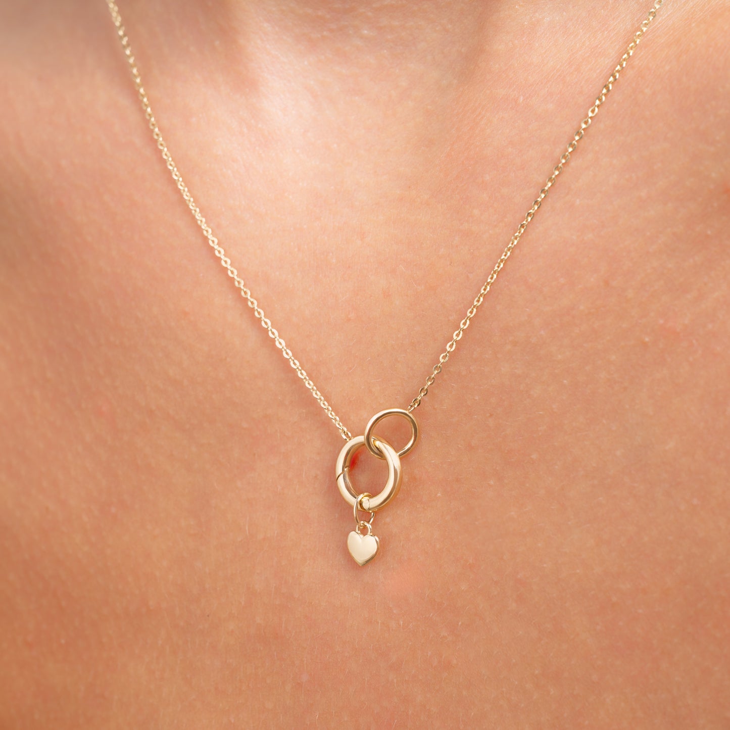 Le Marais Heart 14 karat gold charm - - Isabel Bernard