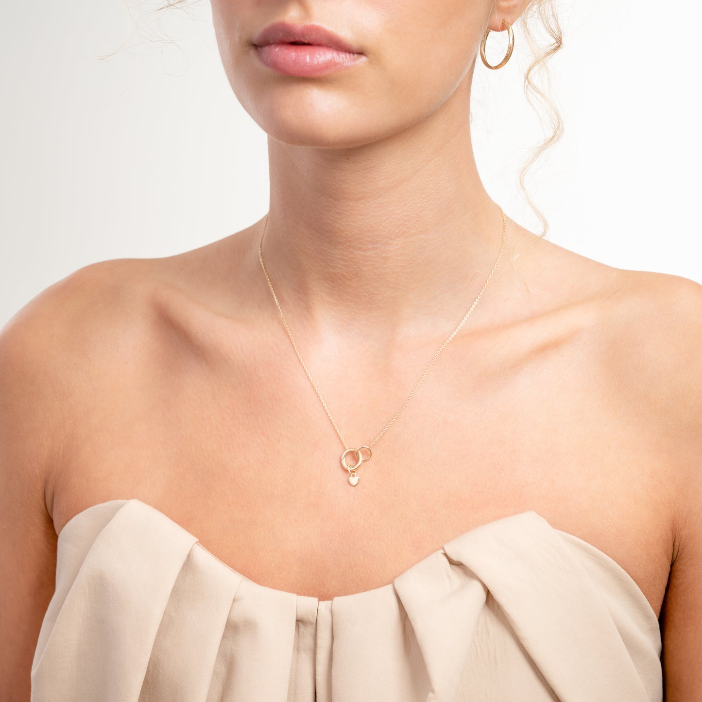 Le Marais Heart 14 karat gold charm - - Isabel Bernard