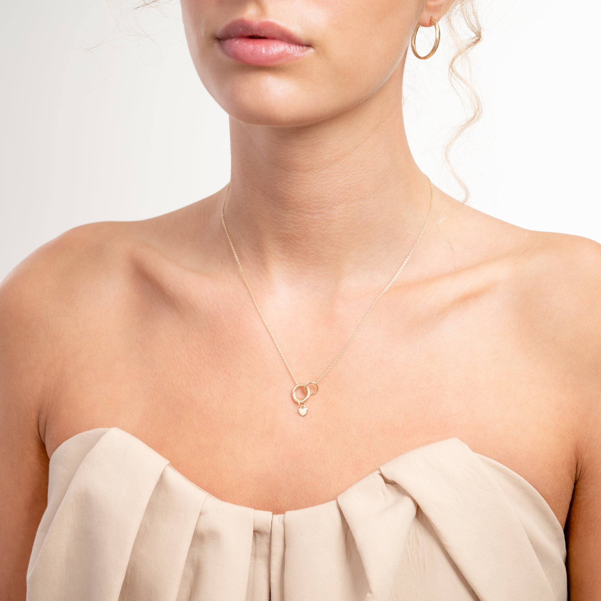 Le Marais Heart 14 karat gold charm - - Isabel Bernard