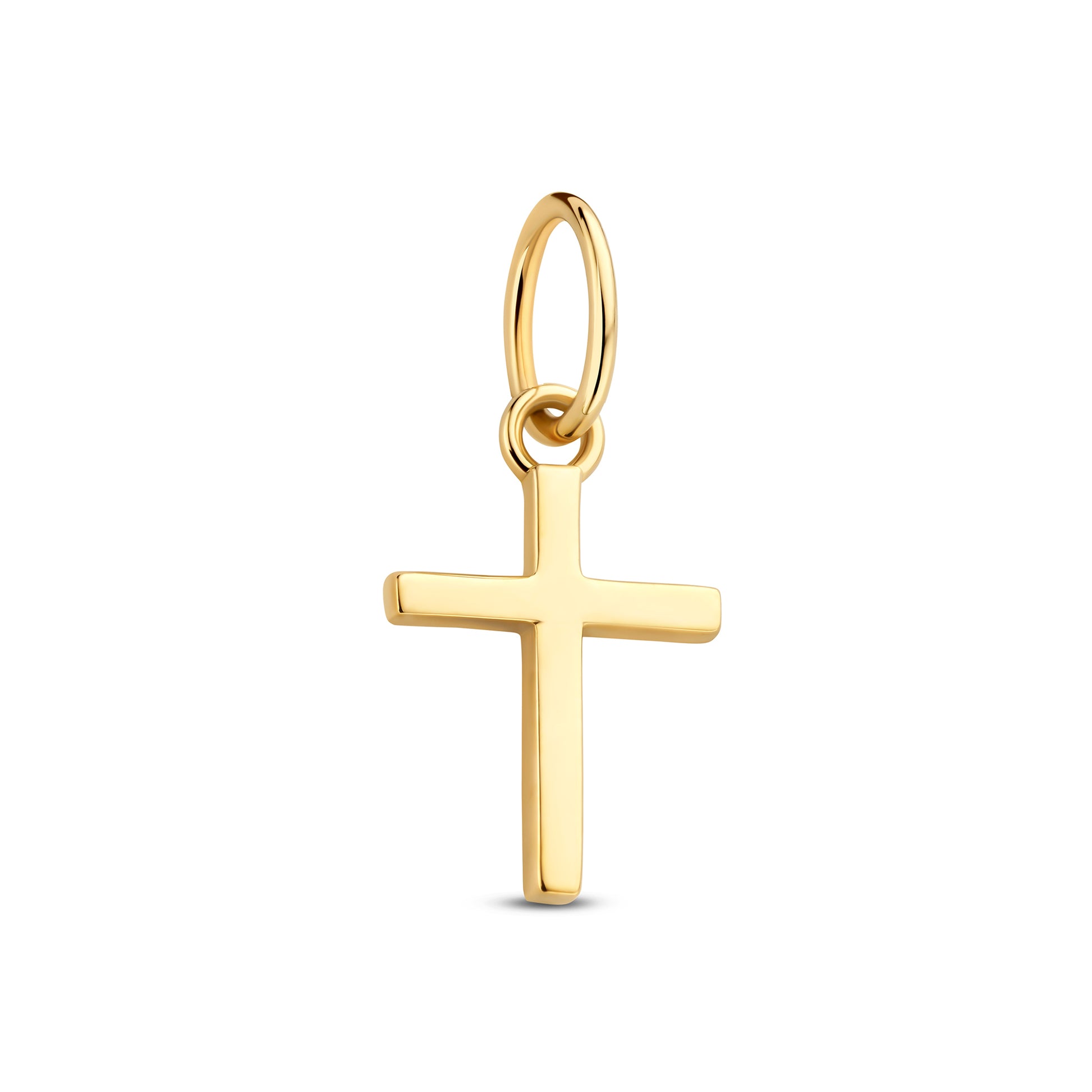 Le Marais Cross 14 karat gold charm - - Isabel Bernard