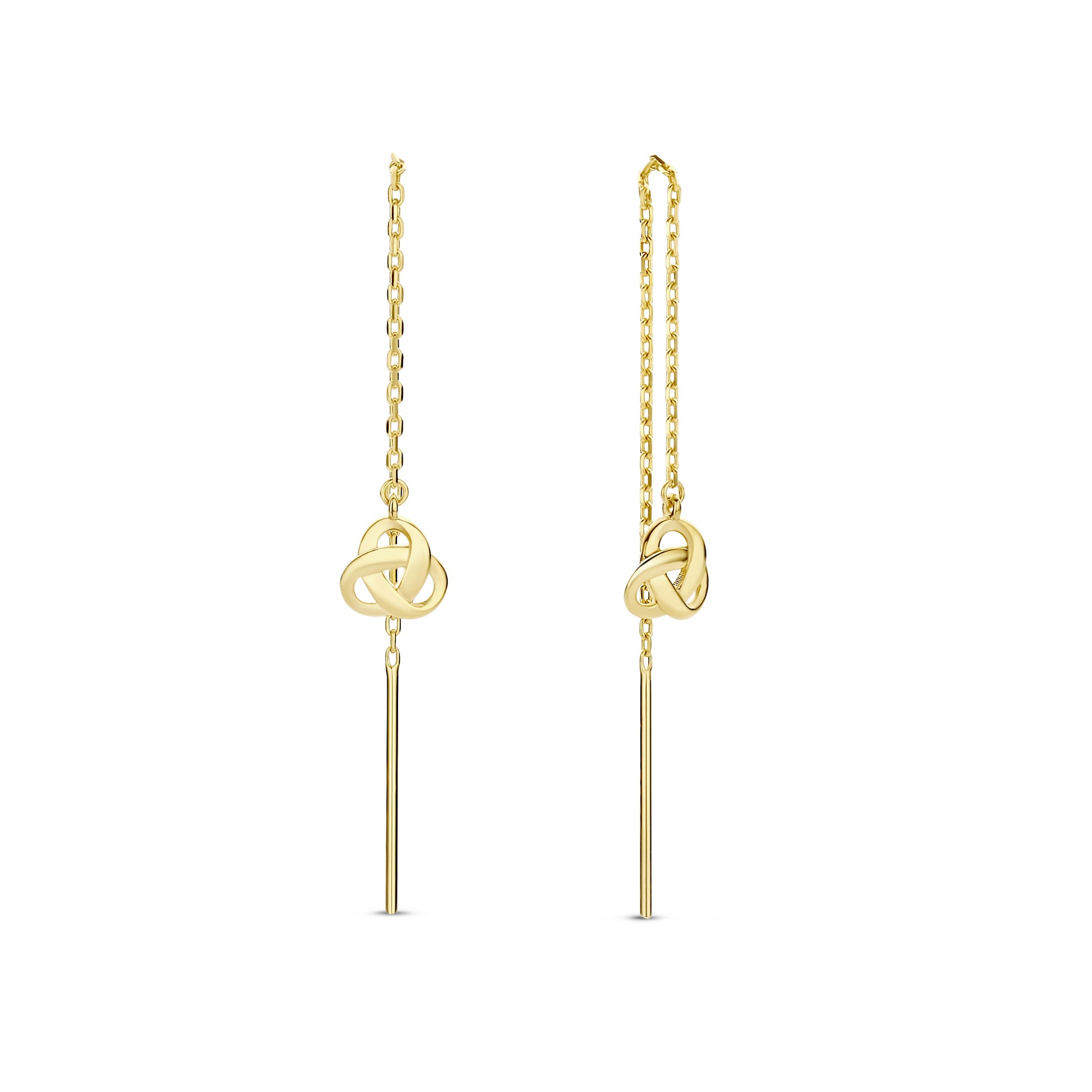 Isabel Bernard Rivoli Méline 14 Karaat Gouden Oorhangers IB360220