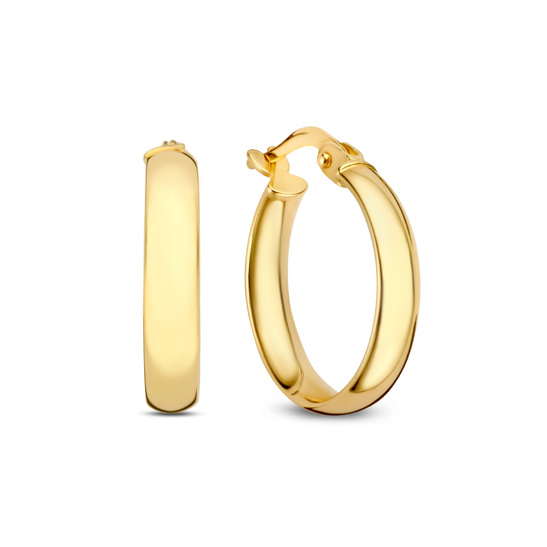 Isabel Bernard Rivoli Estrella 14 karaat gouden oorringen IB360260