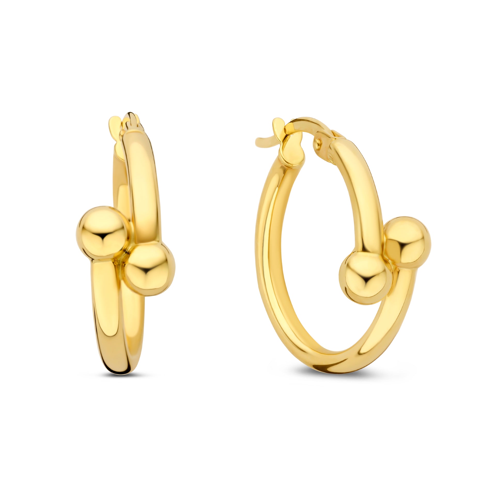 Monceau Mirell 14 karaat gouden oorringen (18.5 mm)