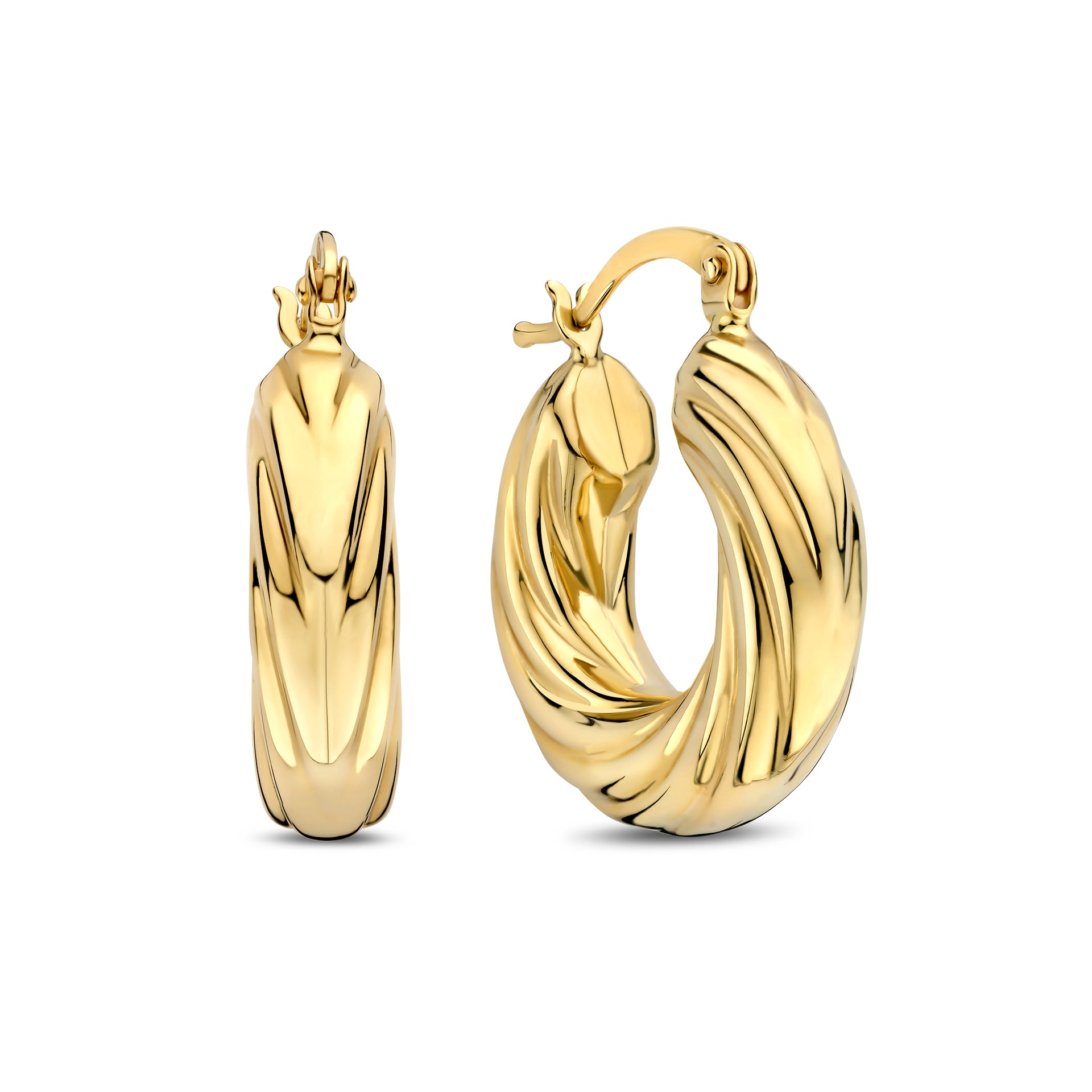 Rivoli Belle 14 karaat gouden oorringen