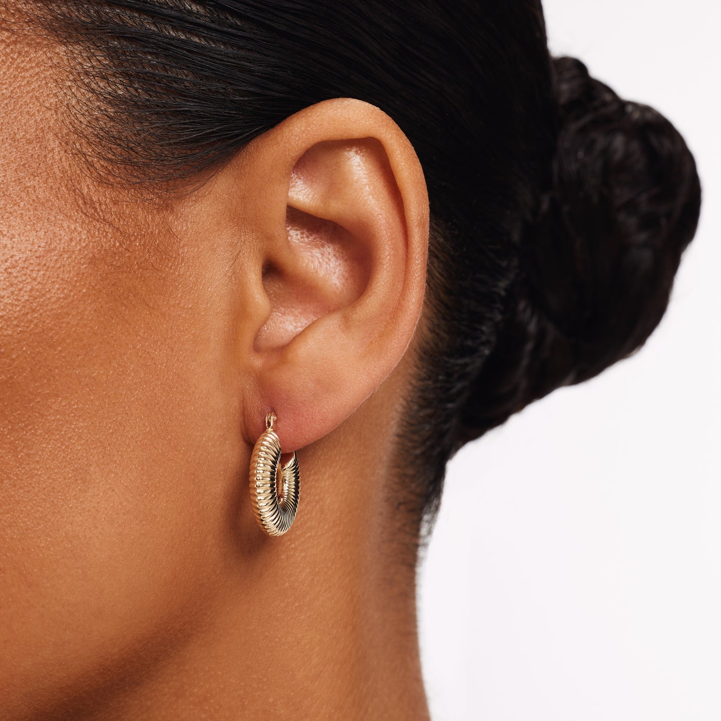 Rivoli Melissa 14 karat gold hoop earrings - - Isabel Bernard