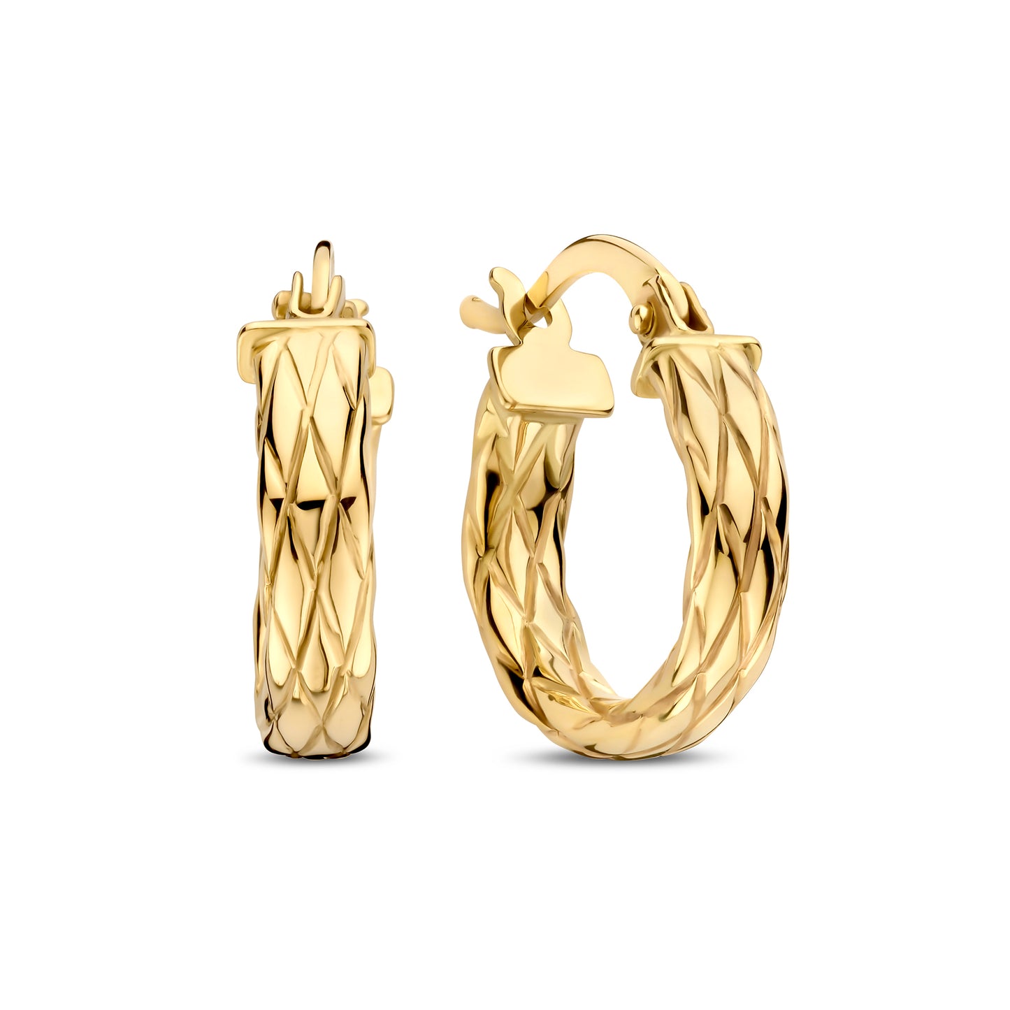 Rivoli Aurelle 14 karat gold hoop earrings - - Isabel Bernard