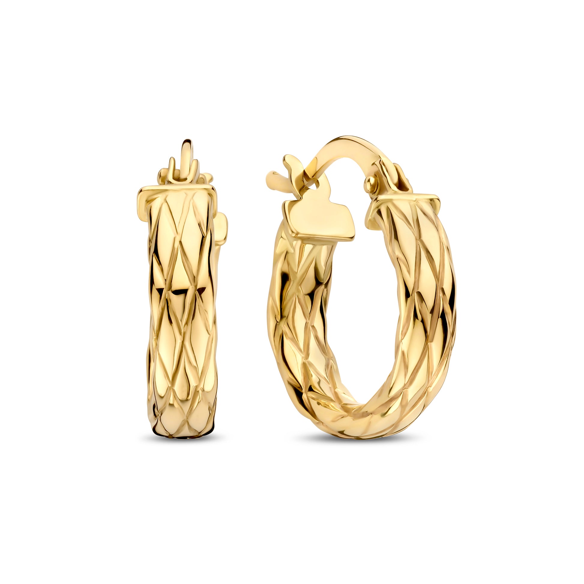 Rivoli Aurelle 14 karat gold hoop earrings - - Isabel Bernard