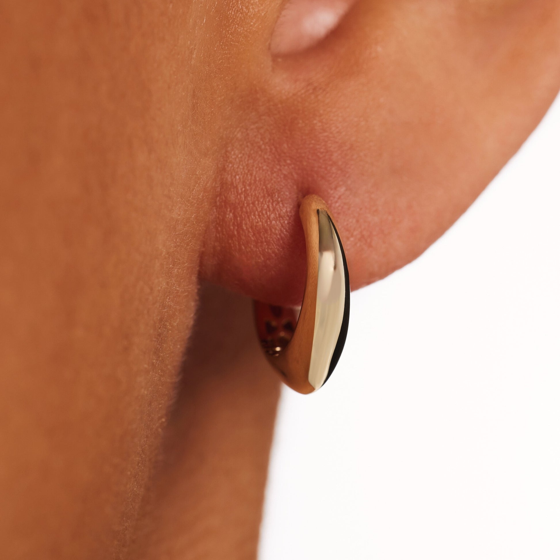 Rivoli Delene 14 karat gold hoop earrings - - Isabel Bernard