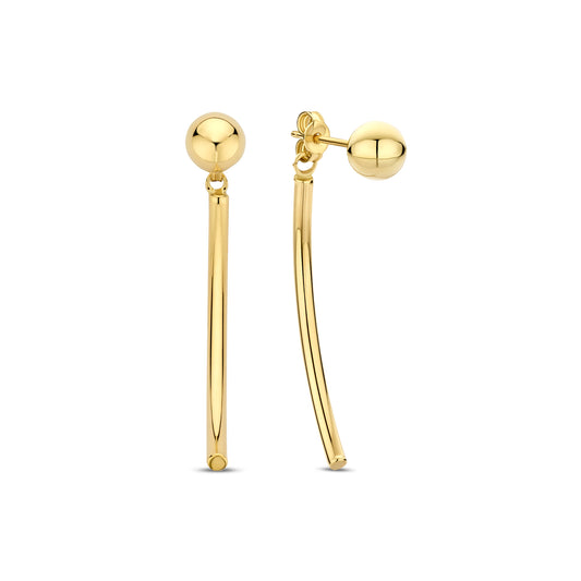 Rivoli Susette 14 karat gold earrings - - Isabel Bernard