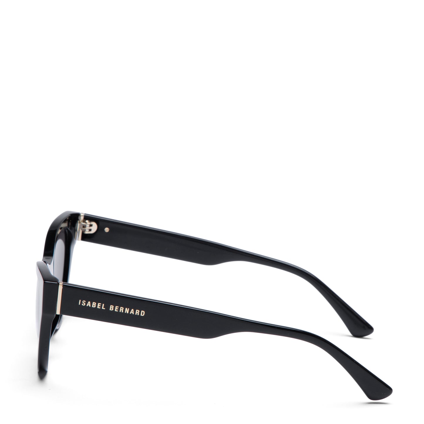 La Villette Lucie black cat eye sunglasses with black lenses - - Isabel Bernard