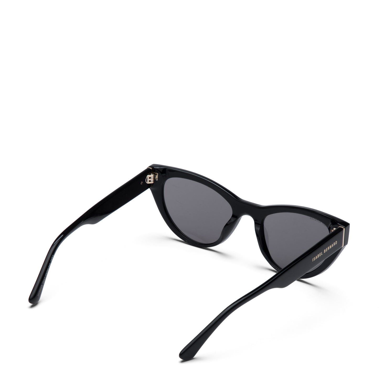 La Villette Lucie black cat eye sunglasses with black lenses - - Isabel Bernard