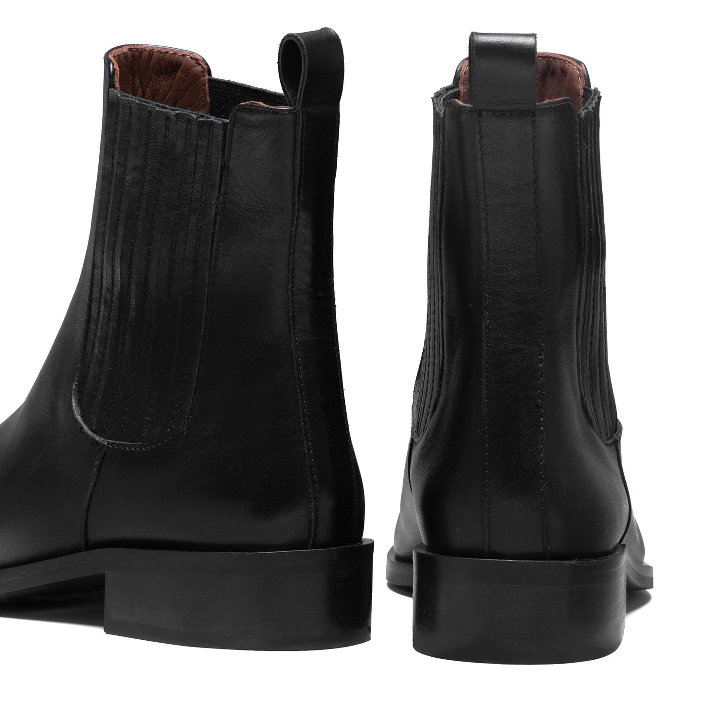 Vendôme Chey Black Calfskin Leather Chelsea Boots - - Isabel Bernard
