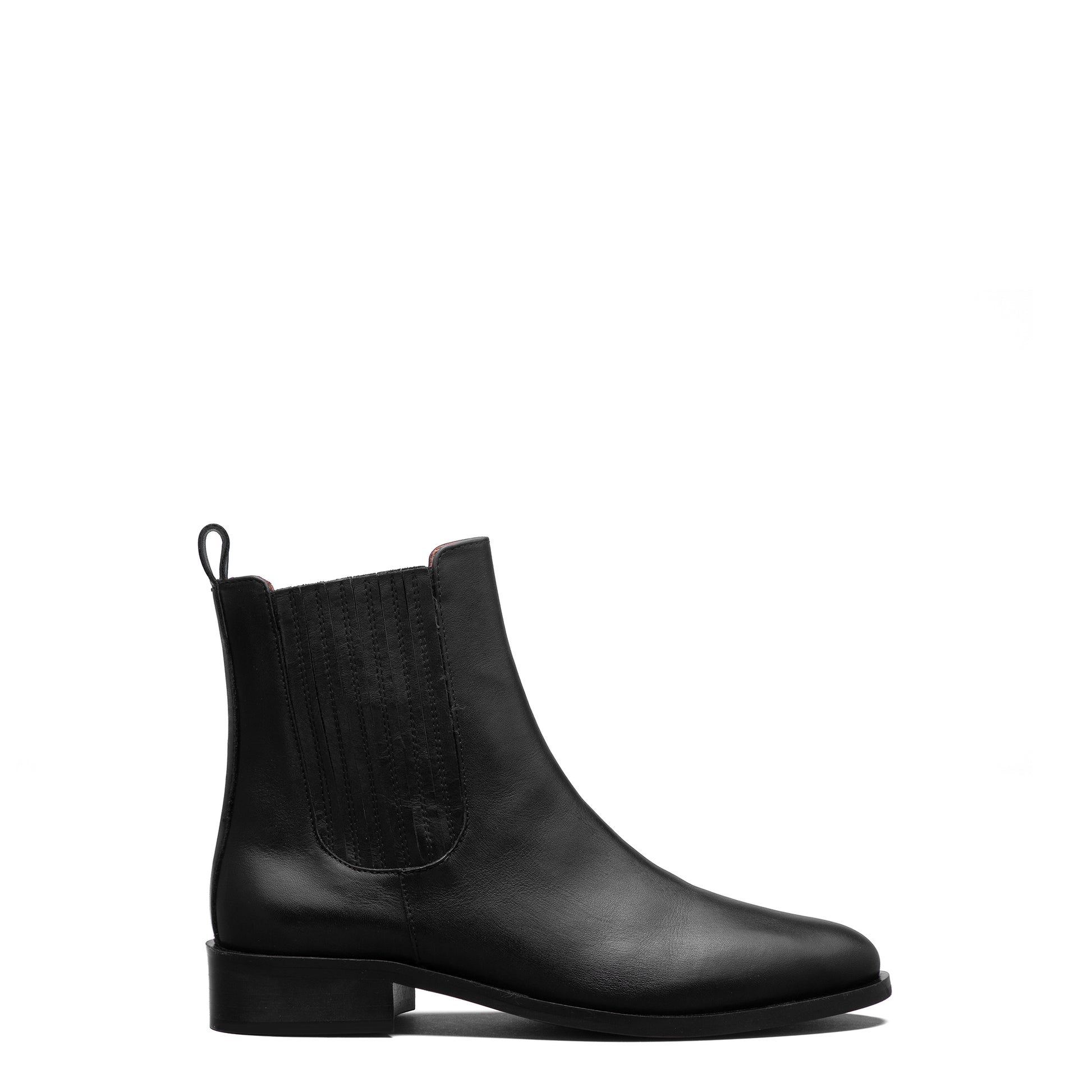 Vendôme Chey Black Calfskin Leather Chelsea Boots - - Isabel Bernard