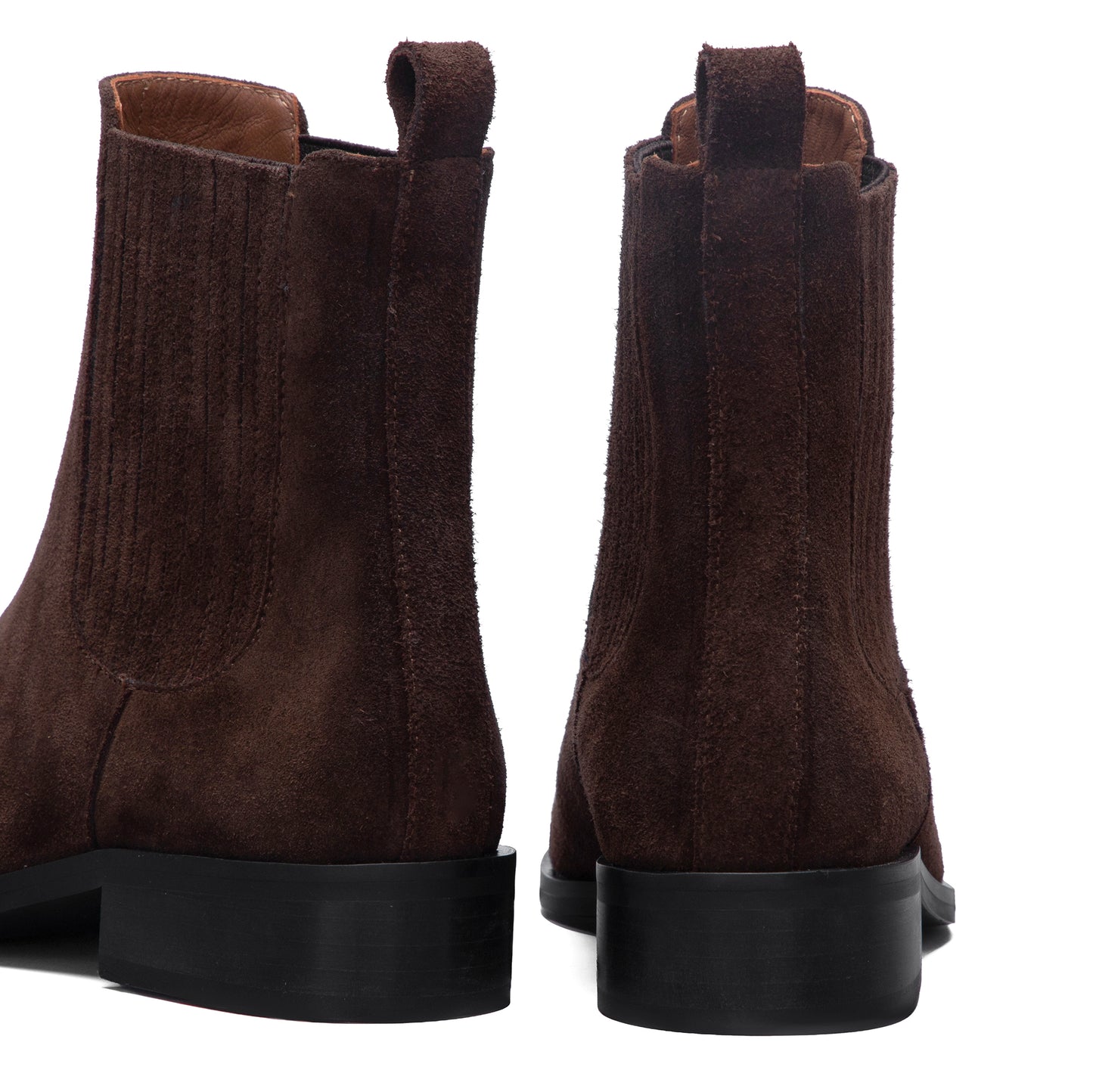 Vendôme Chey Brown Suede Leather Chelsea Boots - - Isabel Bernard