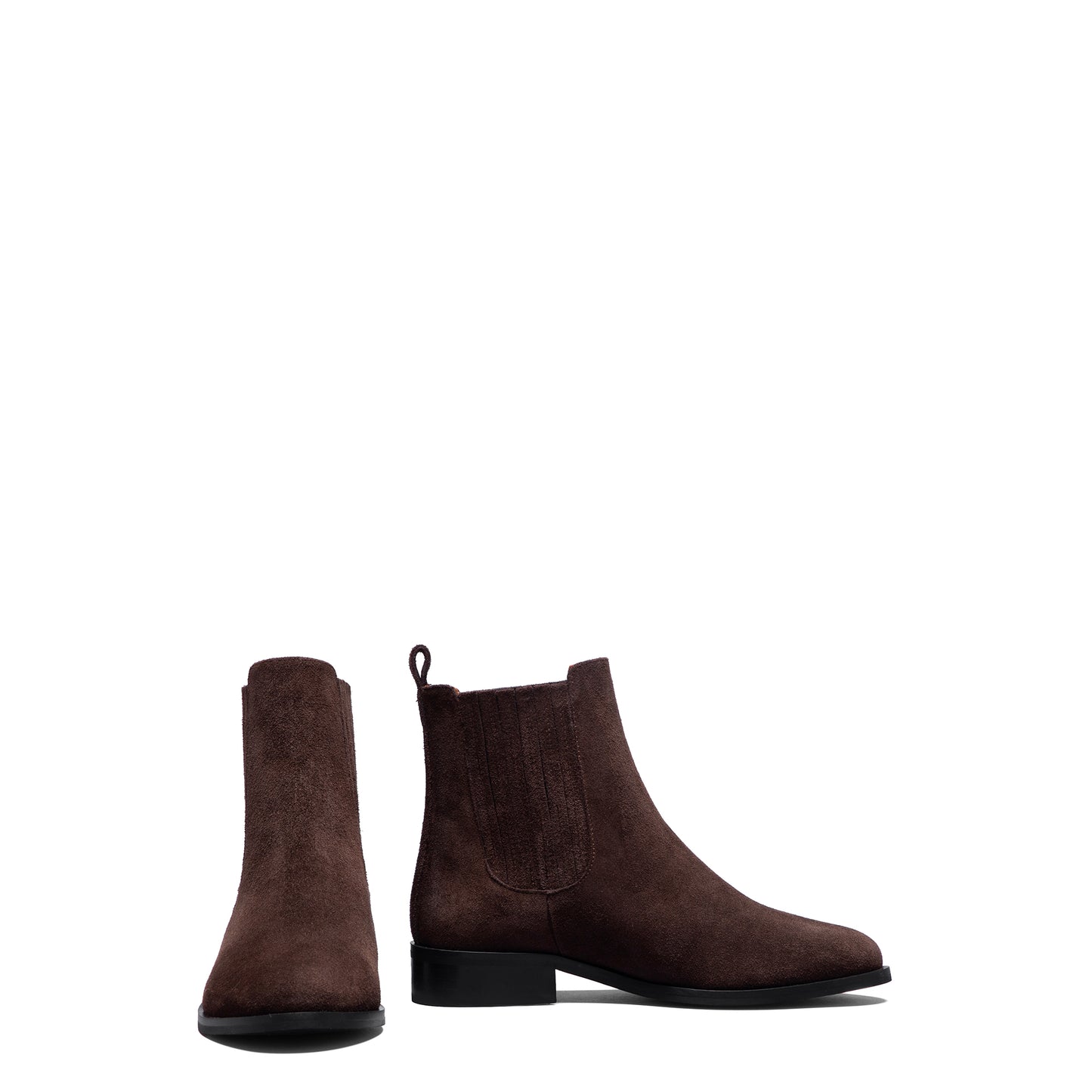 Vendôme Chey Brown Suede Leather Chelsea Boots - - Isabel Bernard
