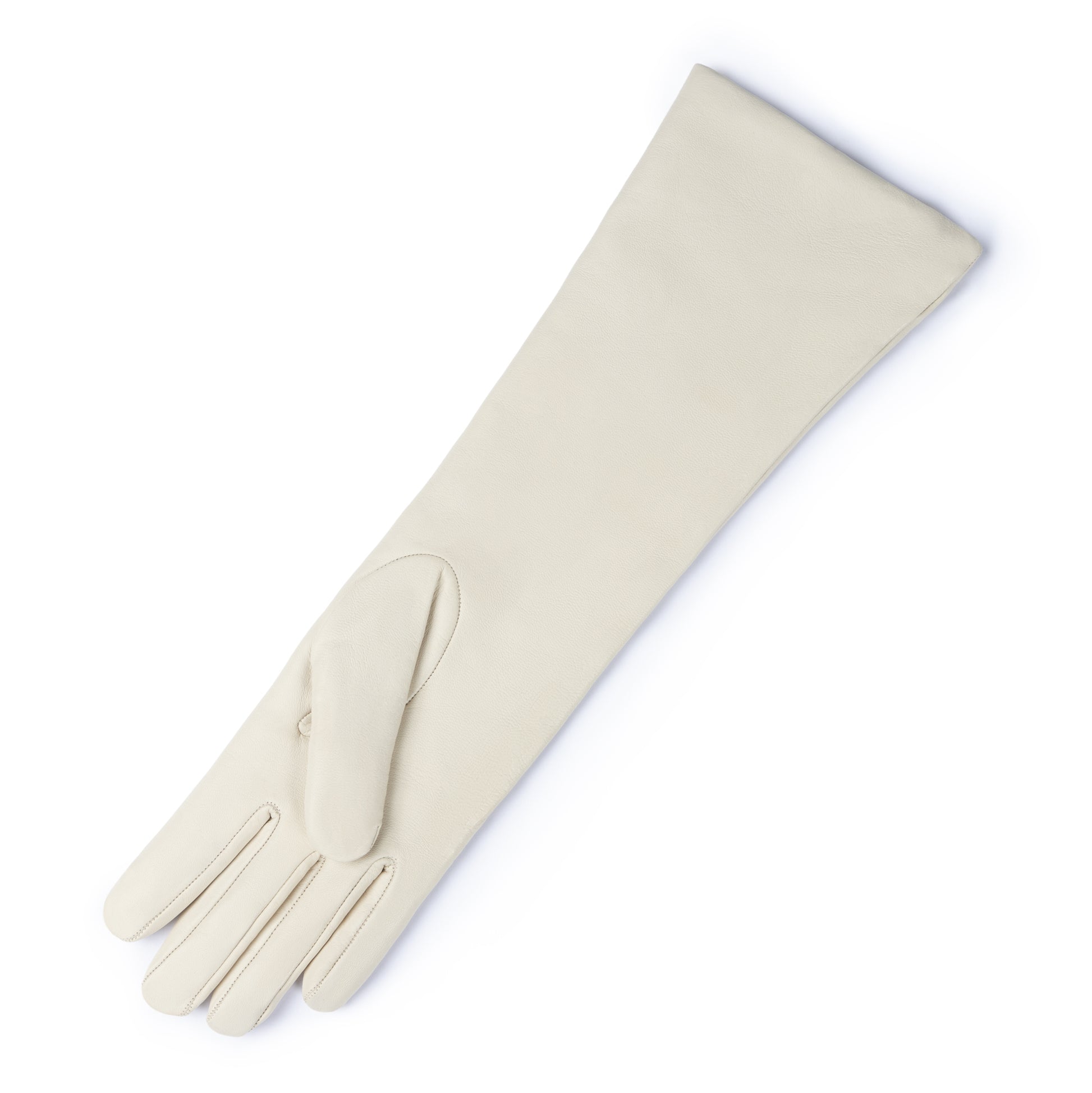 Honoré Ines cream goatskin leather gloves - - Isabel Bernard