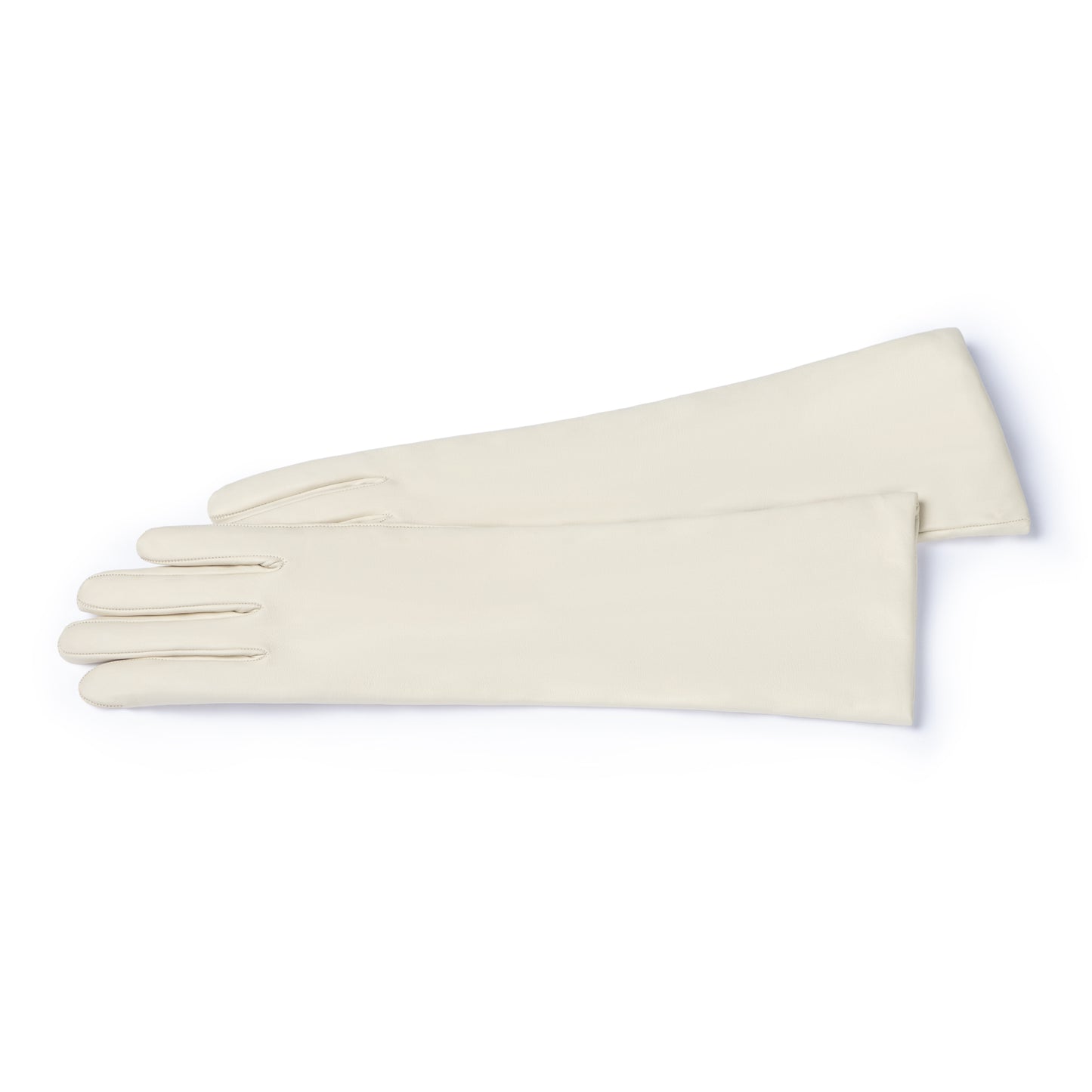 Honoré Ines cream goatskin leather gloves - - Isabel Bernard