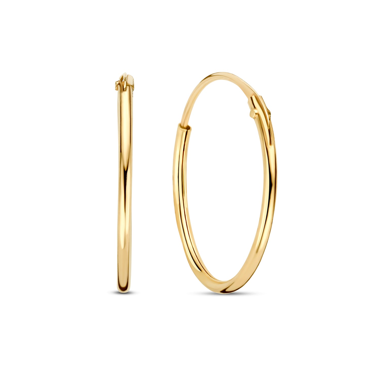 Cadeau d'Isabel 14 karat gold earrings set with pearls - - Isabel Bernard