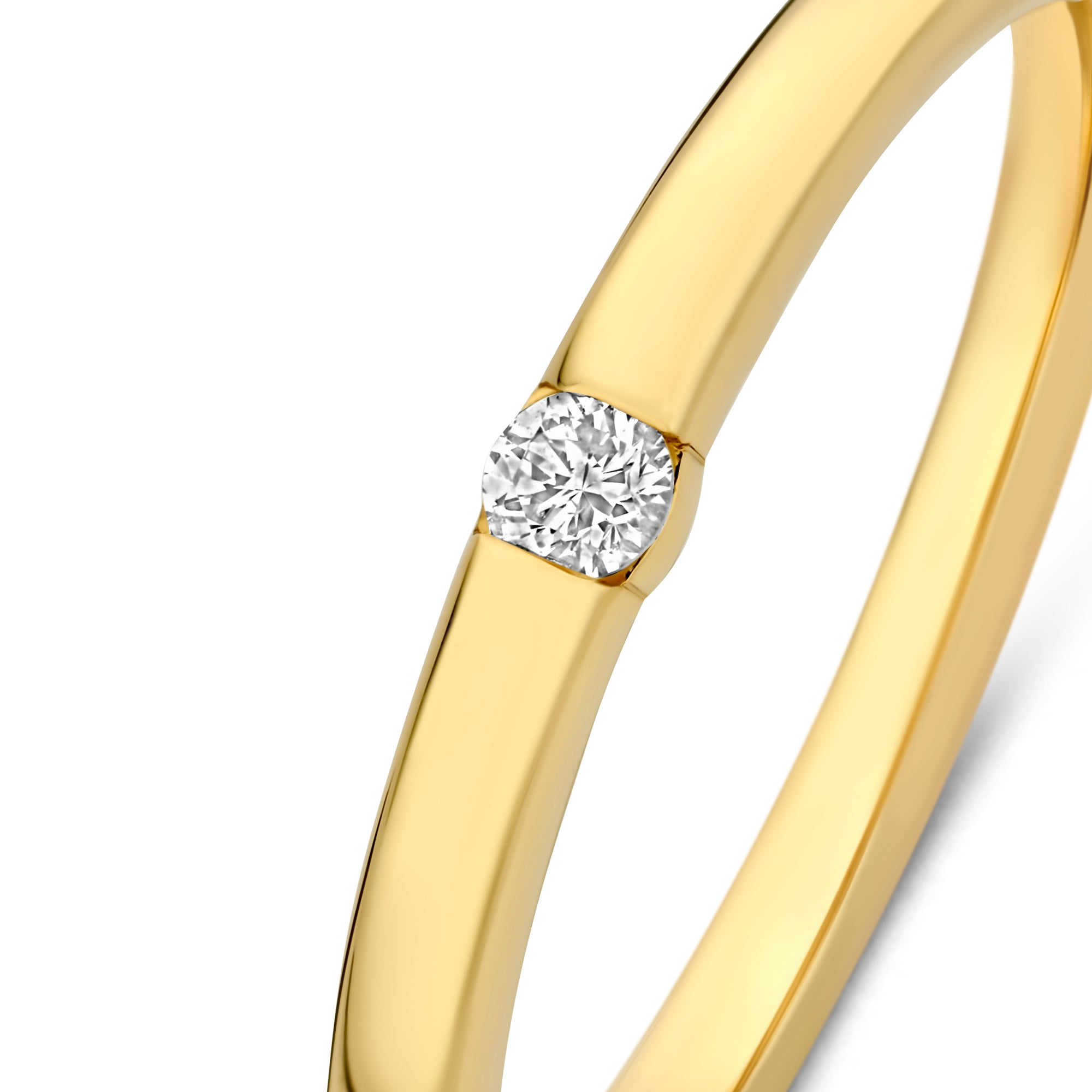 Isabel Bernard Mia Anneaux en Or 14 carats, diamant