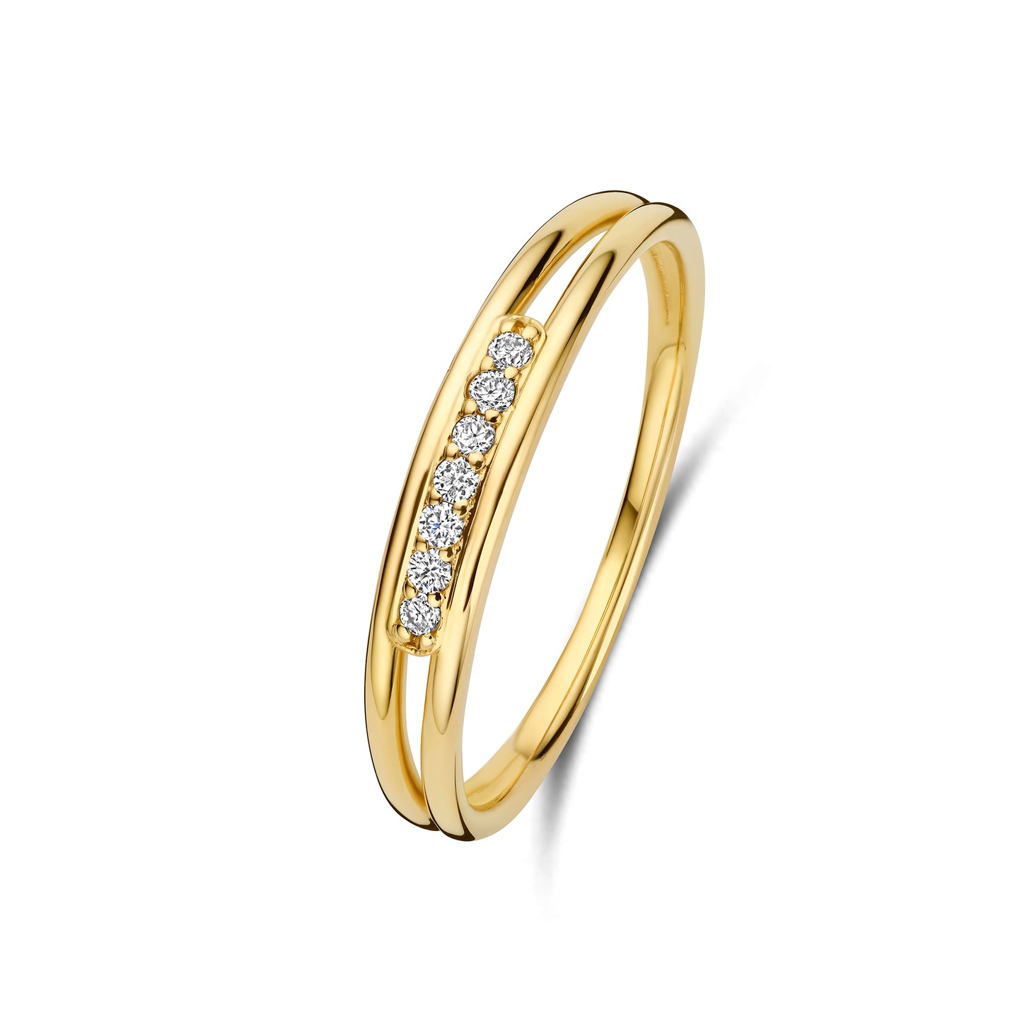 De La Paix Ayla Ring With Diamonds 0.05 Carat - - Isabel Bernard