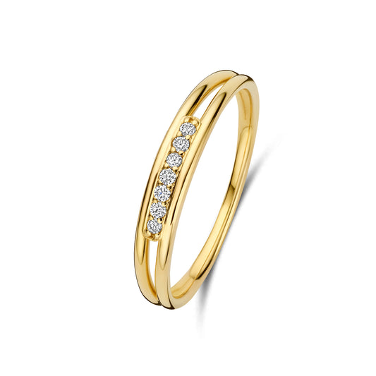 De La Paix Ayla Ring With Diamonds 0.05 Carat - - Isabel Bernard