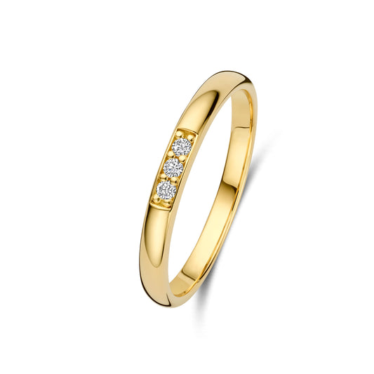 De La Paix Elise Ring With Diamonds 0.05 Carat - - Isabel Bernard