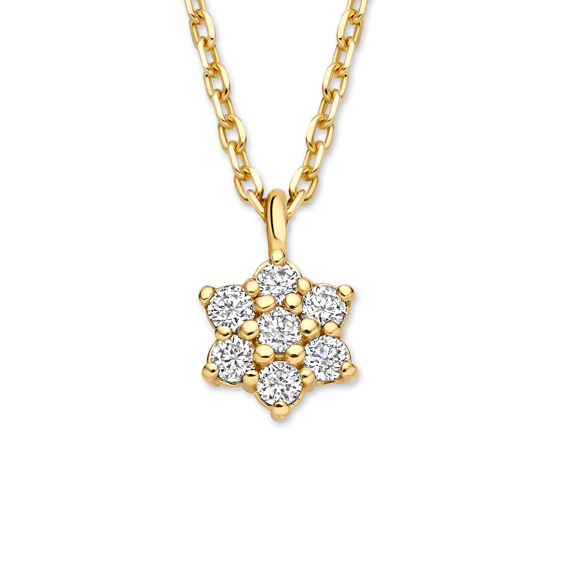 De La Paix Romee Necklace With Diamonds 0.07 Carat - - Isabel Bernard