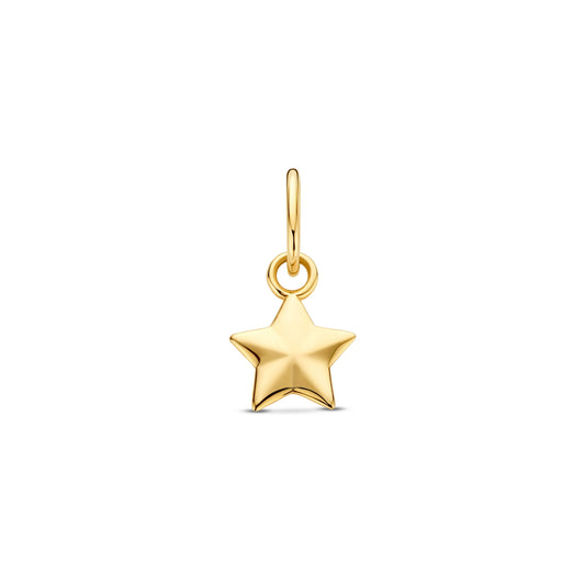 Le Marais Star 14 karat gold charm - - Isabel Bernard