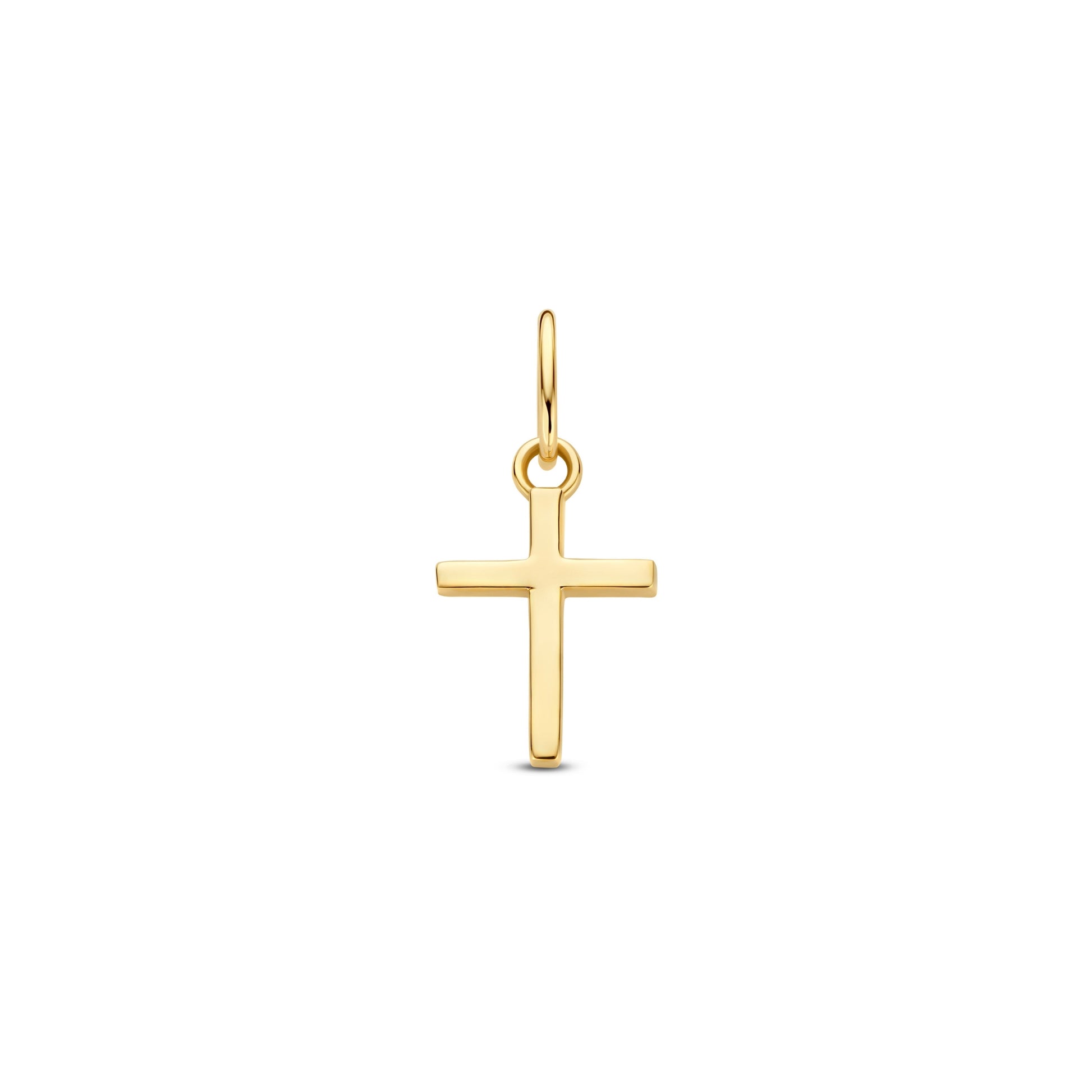 Le Marais Cross 14 karat gold charm - - Isabel Bernard