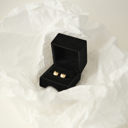 Cadeau d'Isabel black luxury ring box - - Isabel Bernard