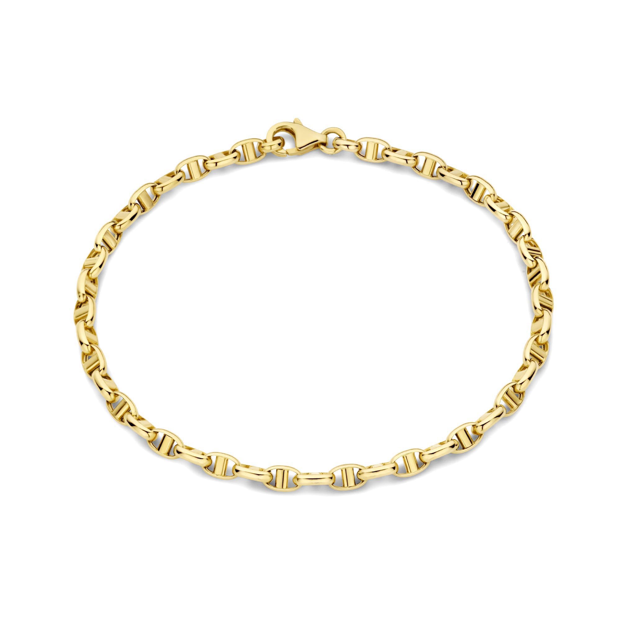 Set Di 5 Braccialetti Elastici Oro 14K – Perle Da 2 A 6 Mm, Ipoallergenici, Regalo In Scatola