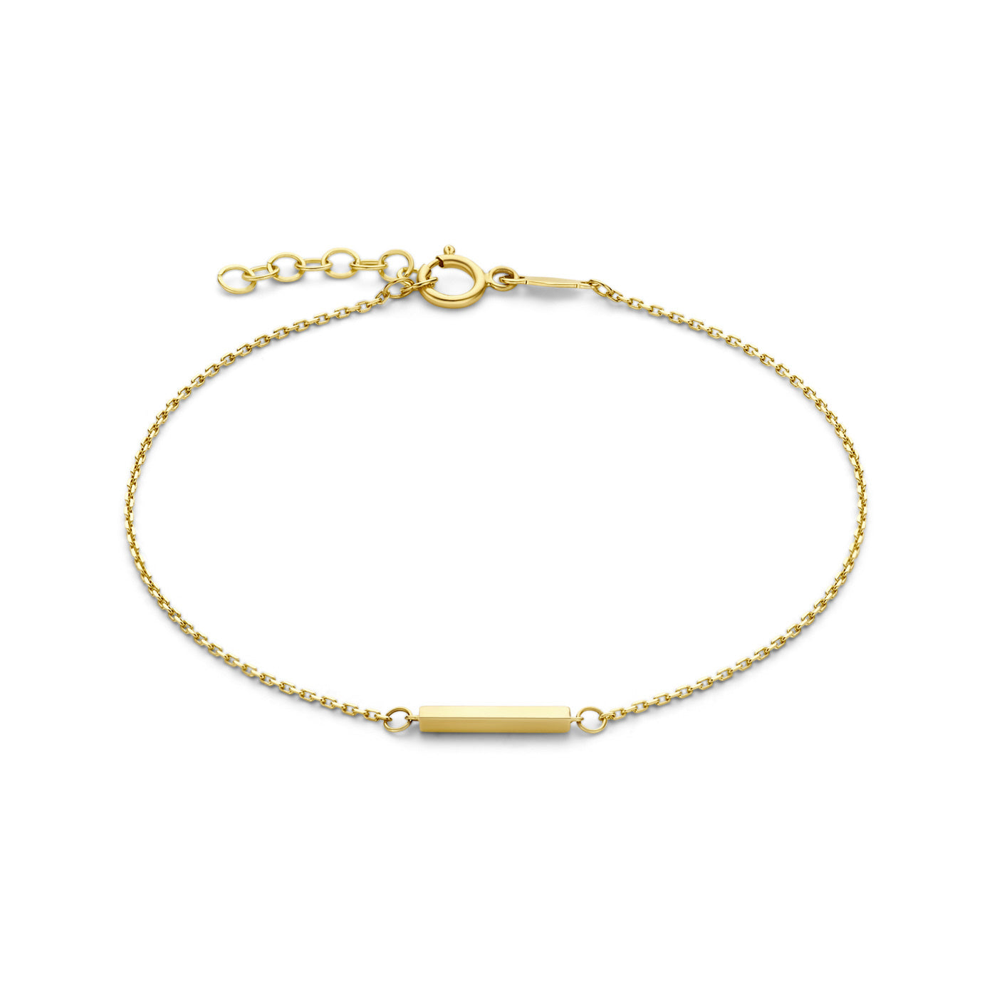 Le Marais Rosalie 14 karaat gouden armband met staafje