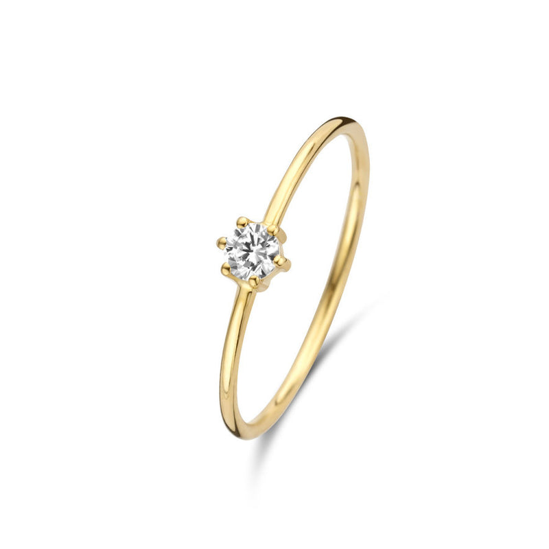 Le Marais Abellé 585er Gold Ring mit Zirkoniastein