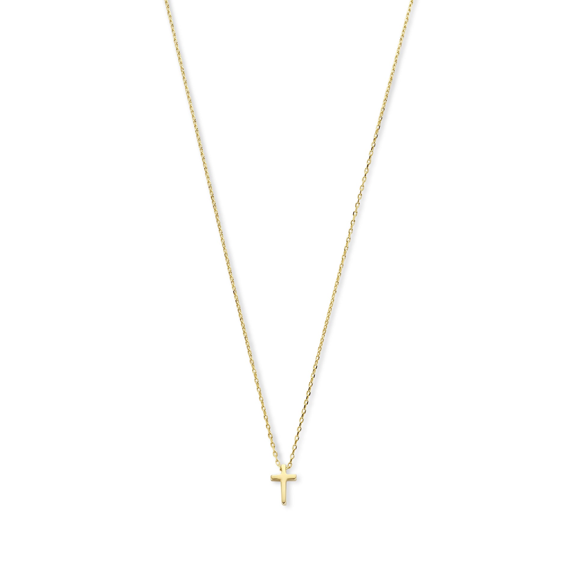 Monceau Solange 14 karaat gouden ketting met kruisje