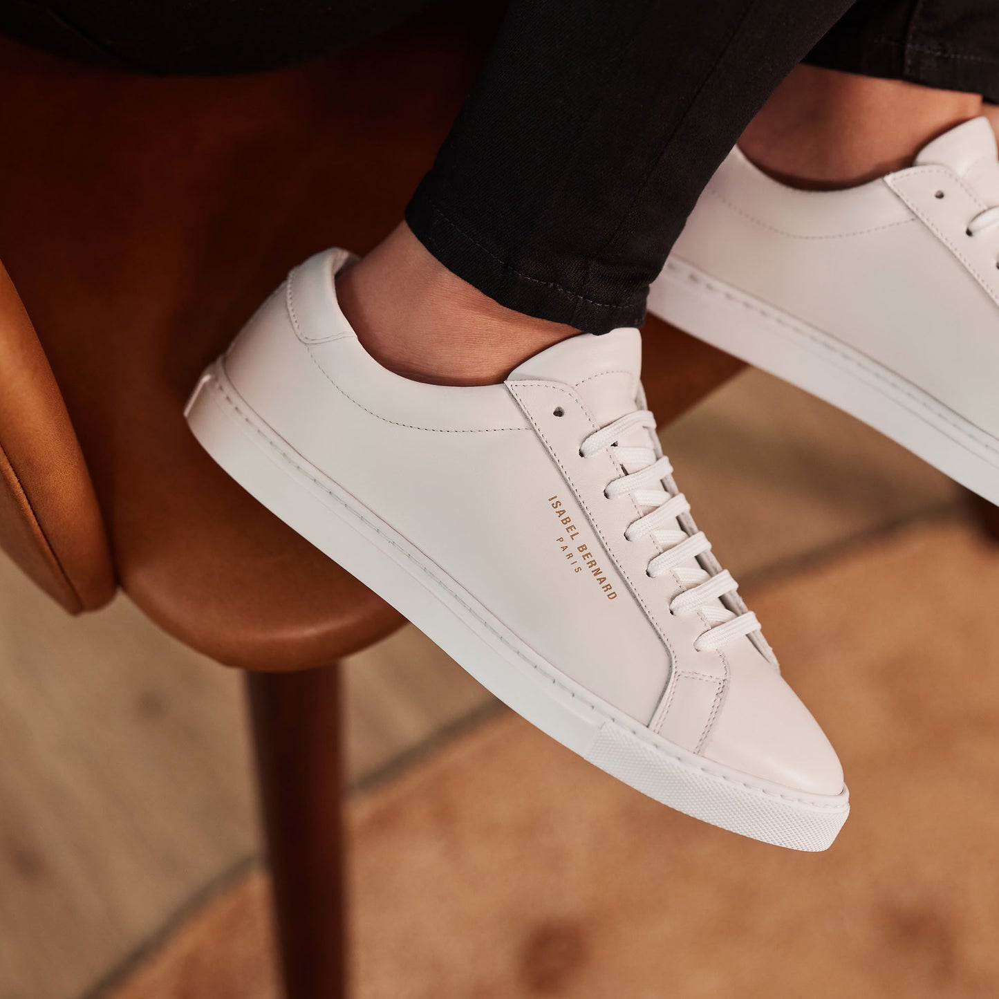 Vendôme Luce white calfskin leather sneakers -  - Isabel Bernard