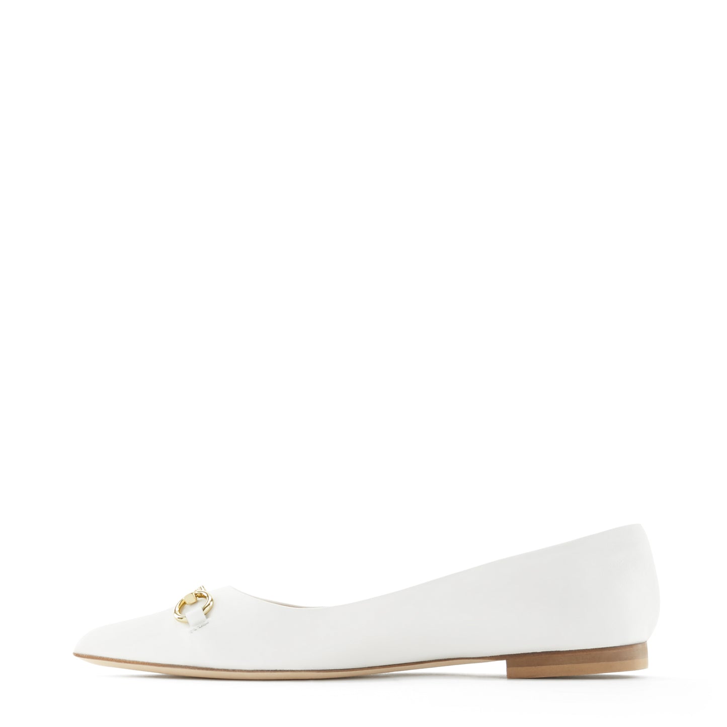 Vendôme Elita white calfskin leather ballerinas -  - Isabel Bernard
