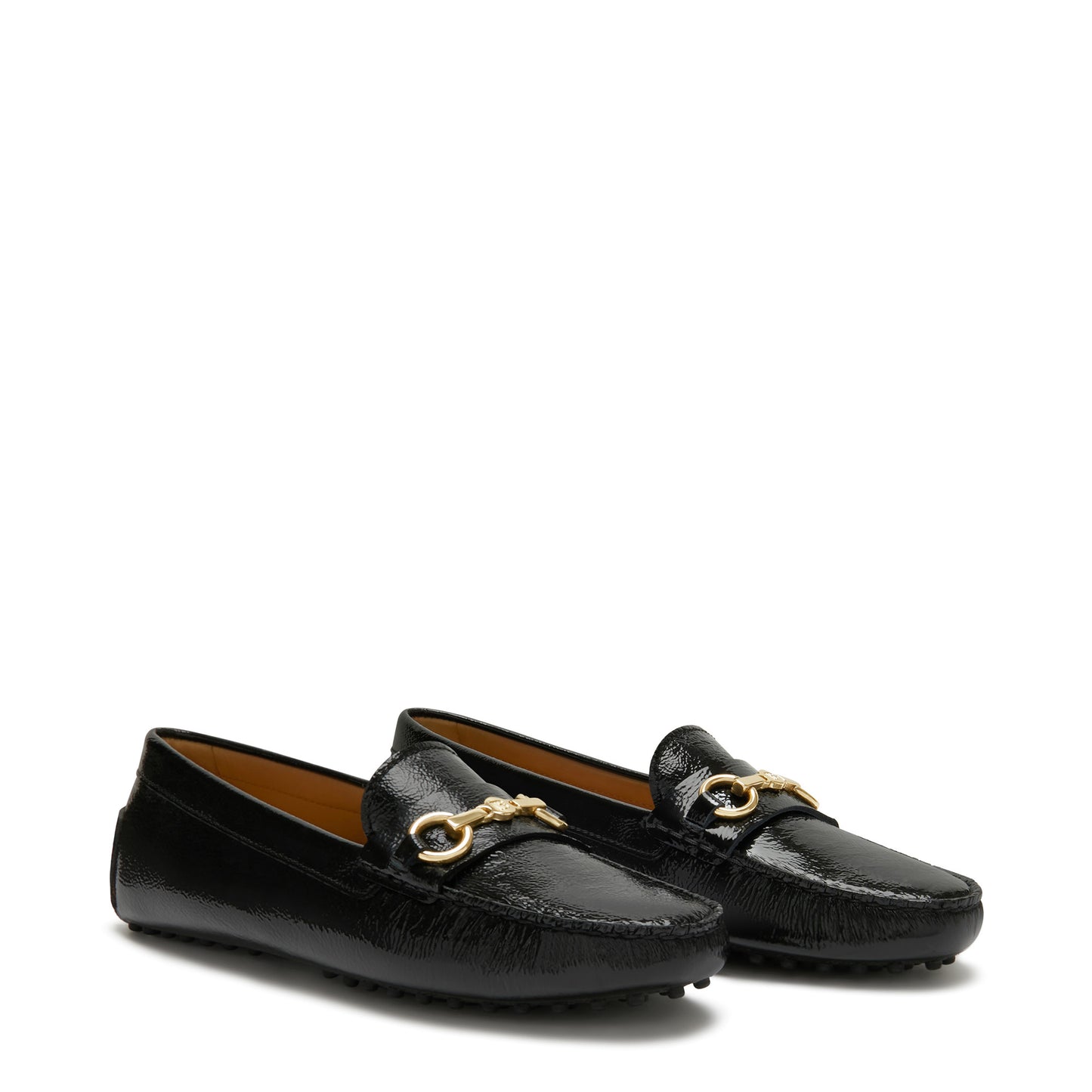 Vendôme Marie black calfskin patent leather moccasins -  - Isabel Bernard