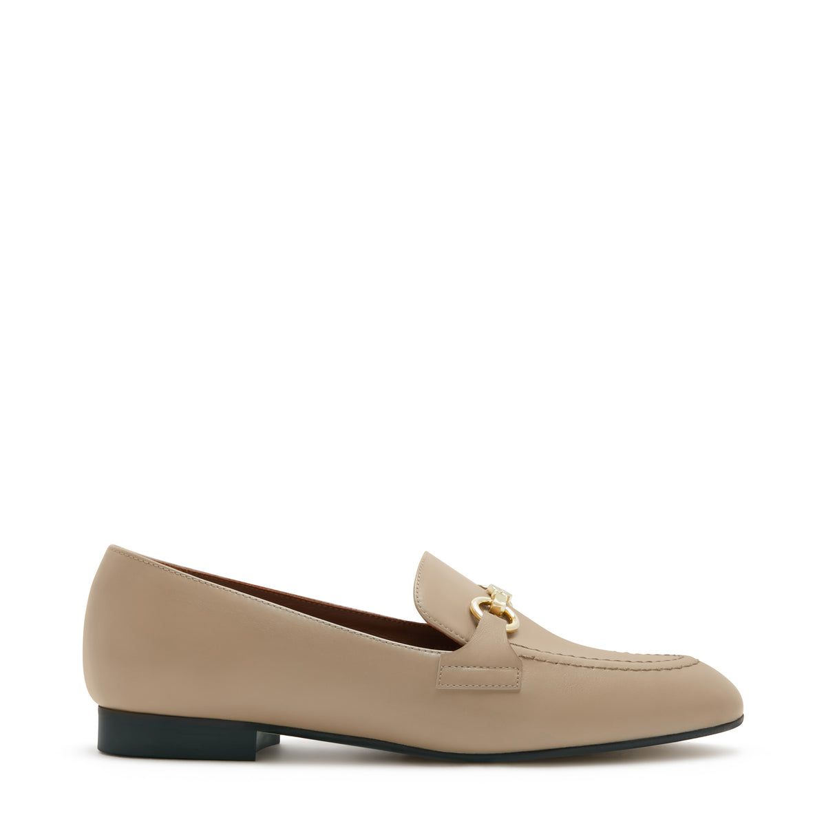 Isabel Bernard - taupe calfskin leather loafers IB51100-078
