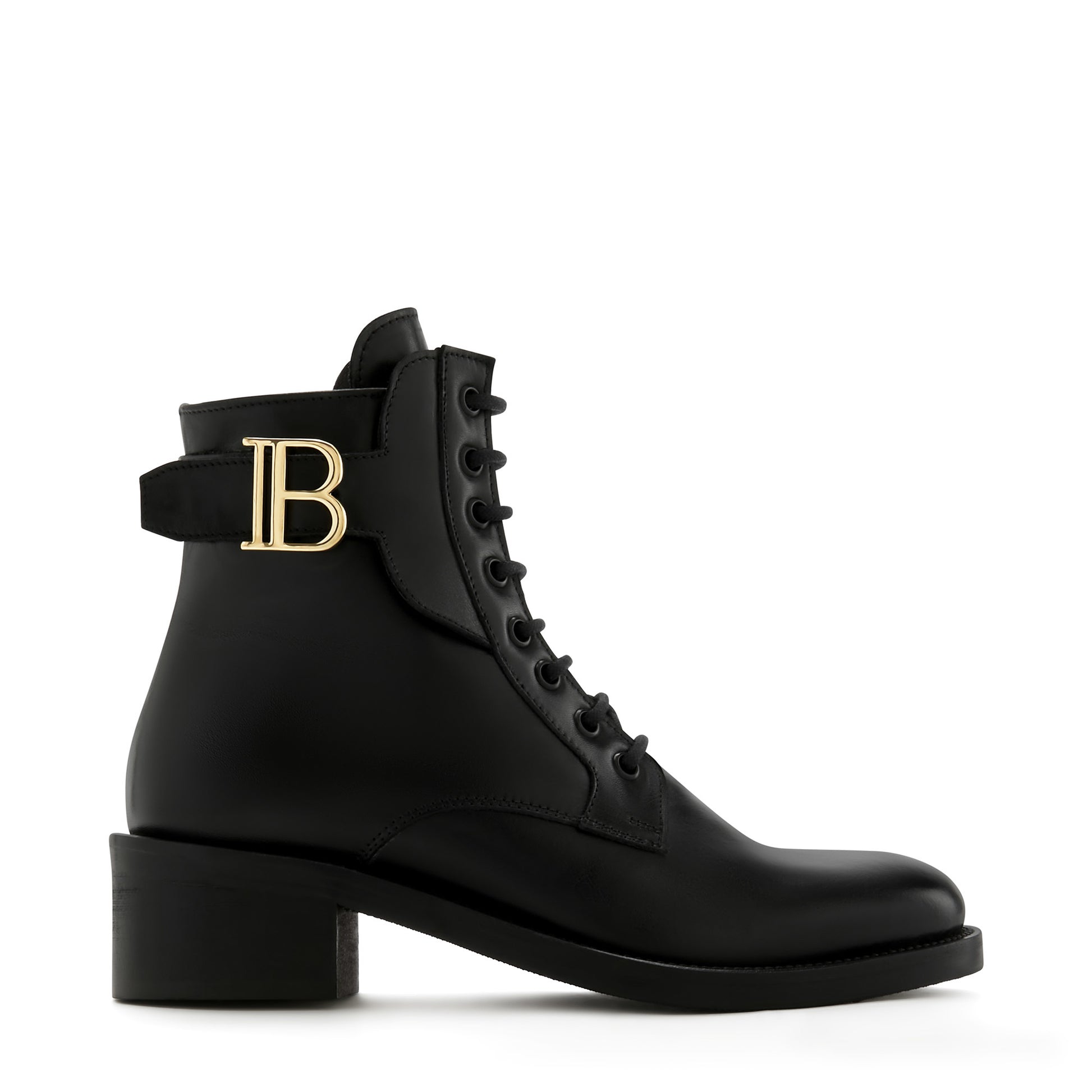 Vendôme Ellen black calfskin leather lace up boots -  - Isabel Bernard